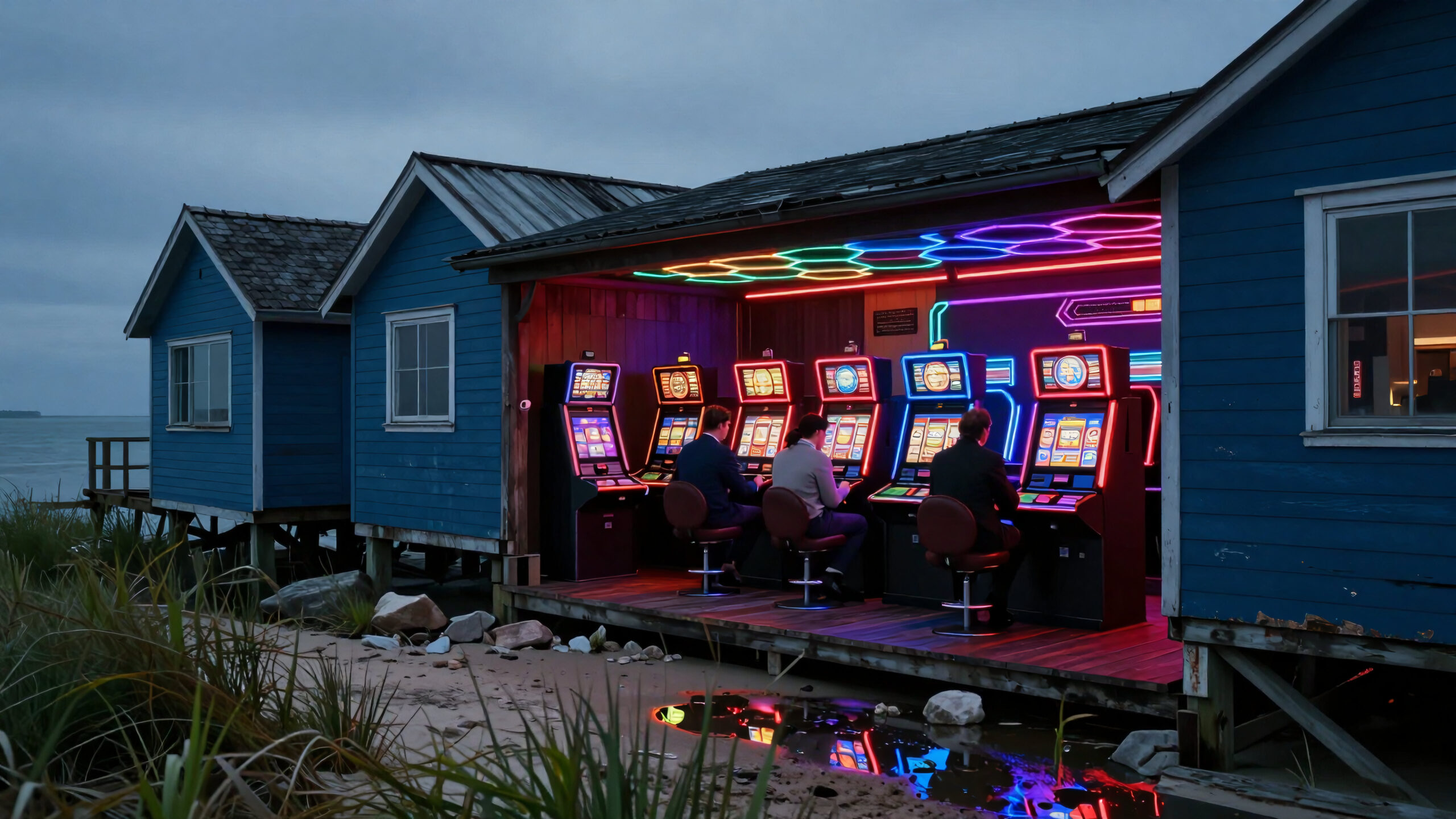 Neon Slots By Sea