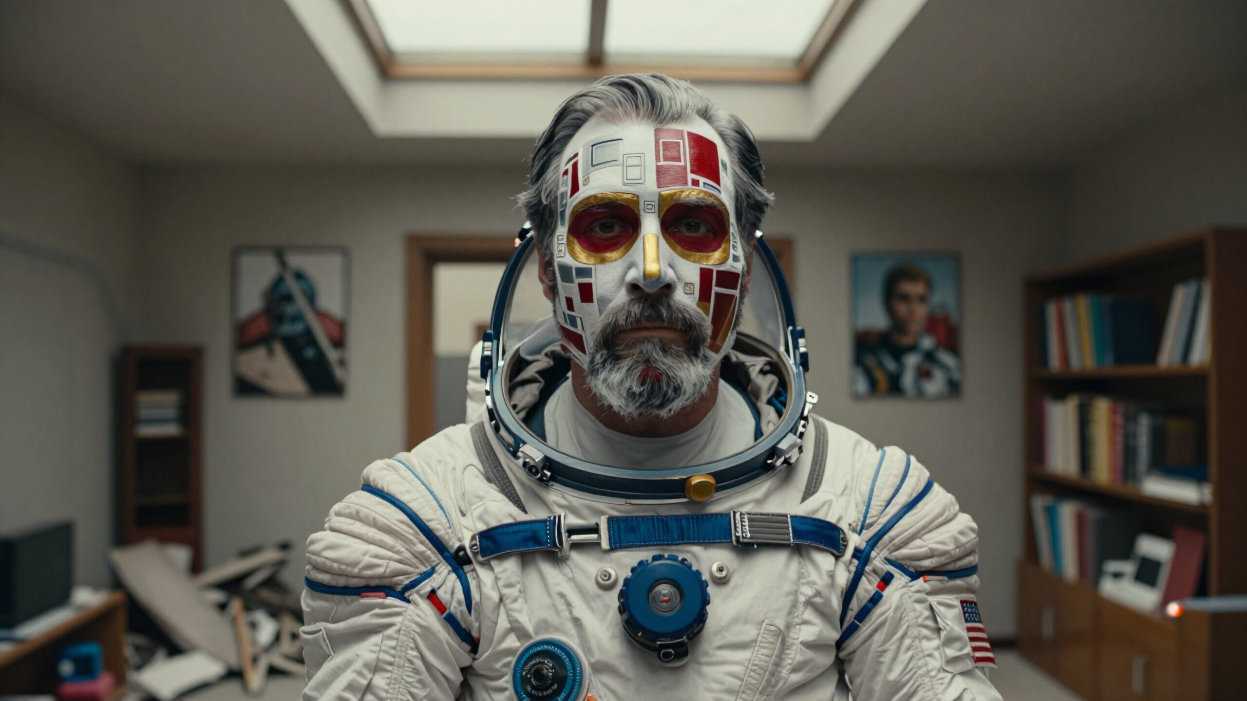 Face Painted Astronaut