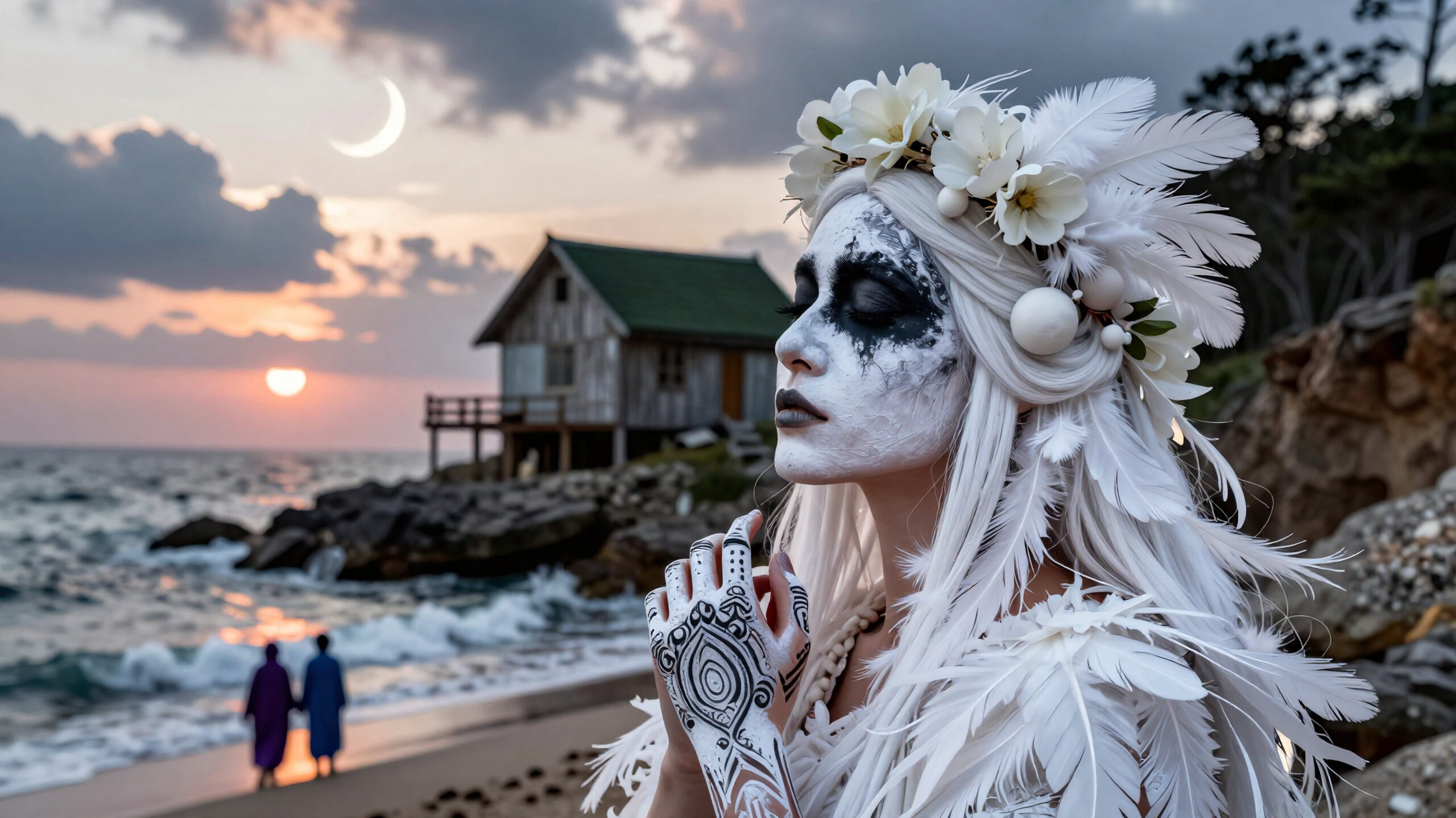 Moonlit Coastal Spirit