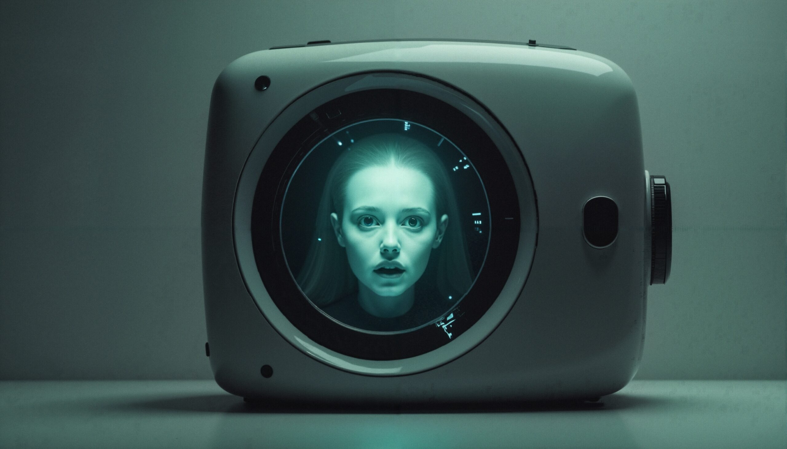 Futuristic Retro Tech Interface