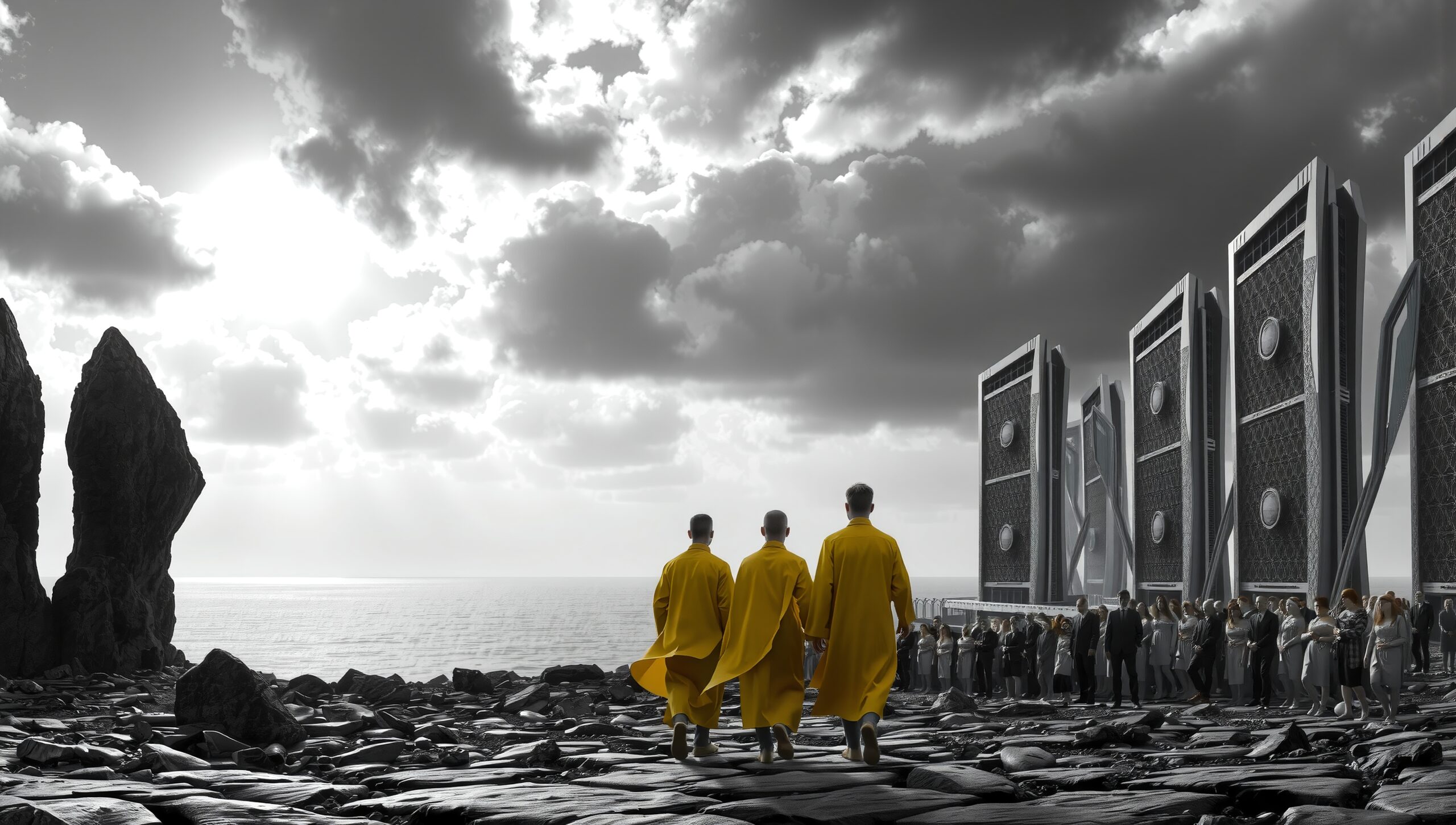 Journey Under Dramatic Cloudscape