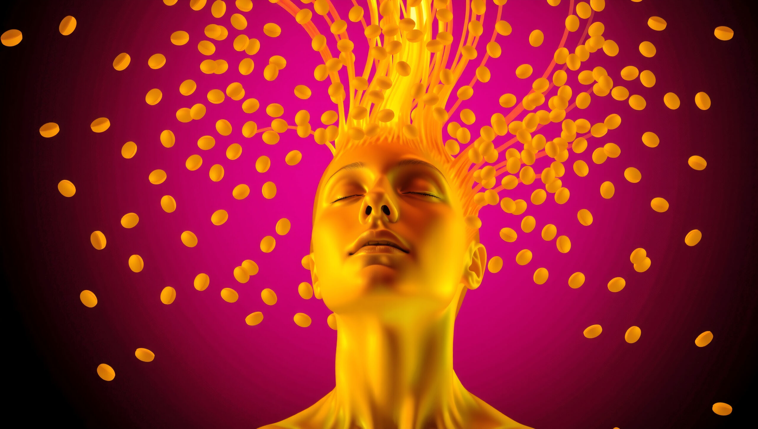 Golden Mind Energy Sphere Flow