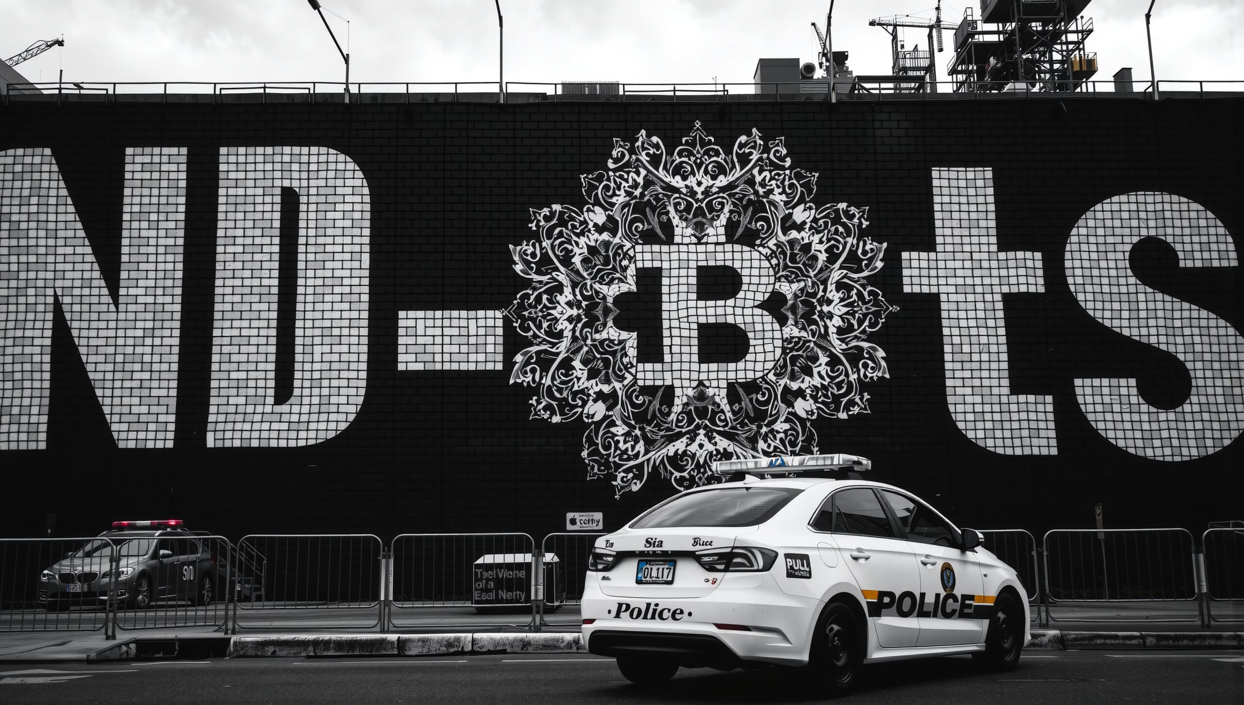 Urban Street Art and Police