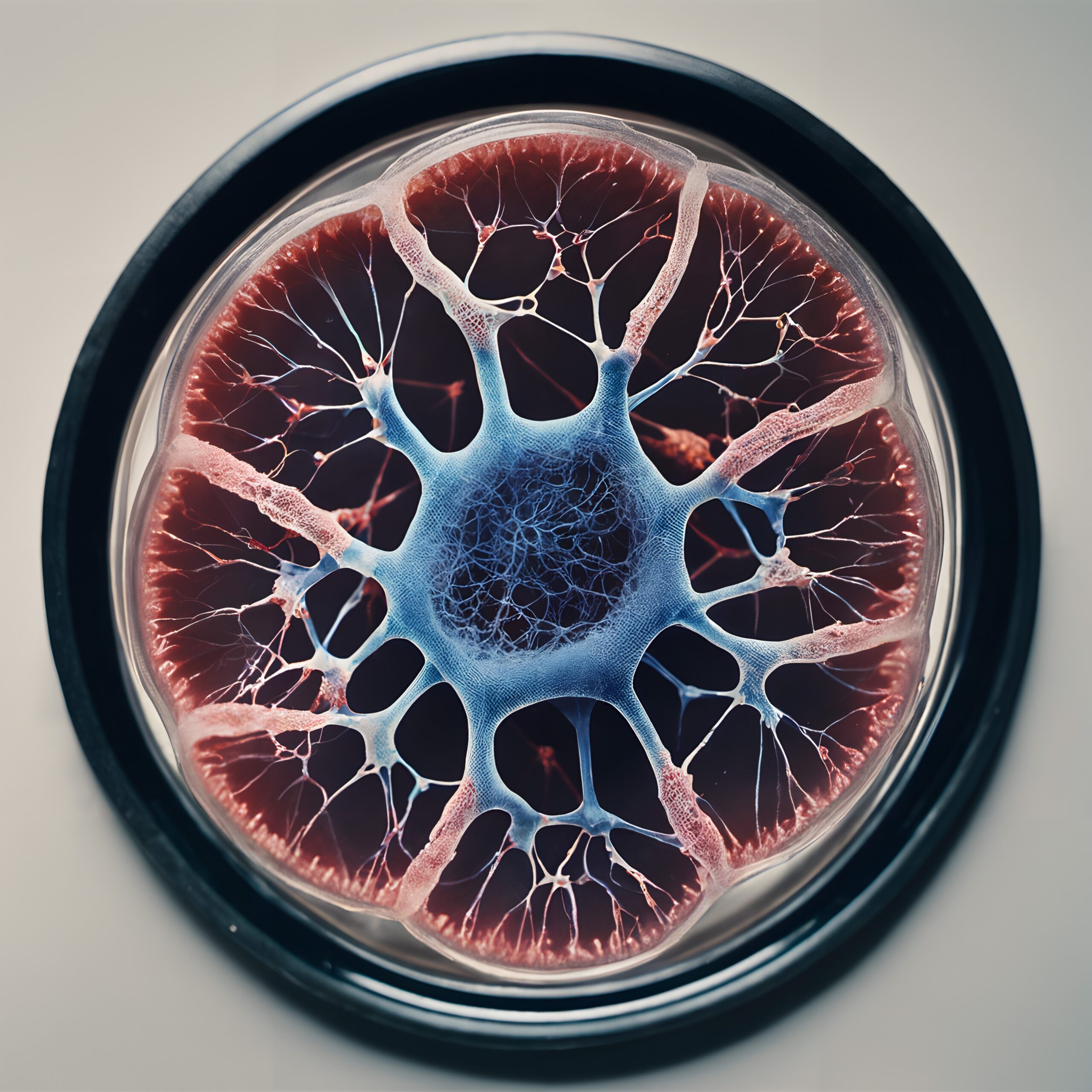 Intricate Cellular Pattern in Petri