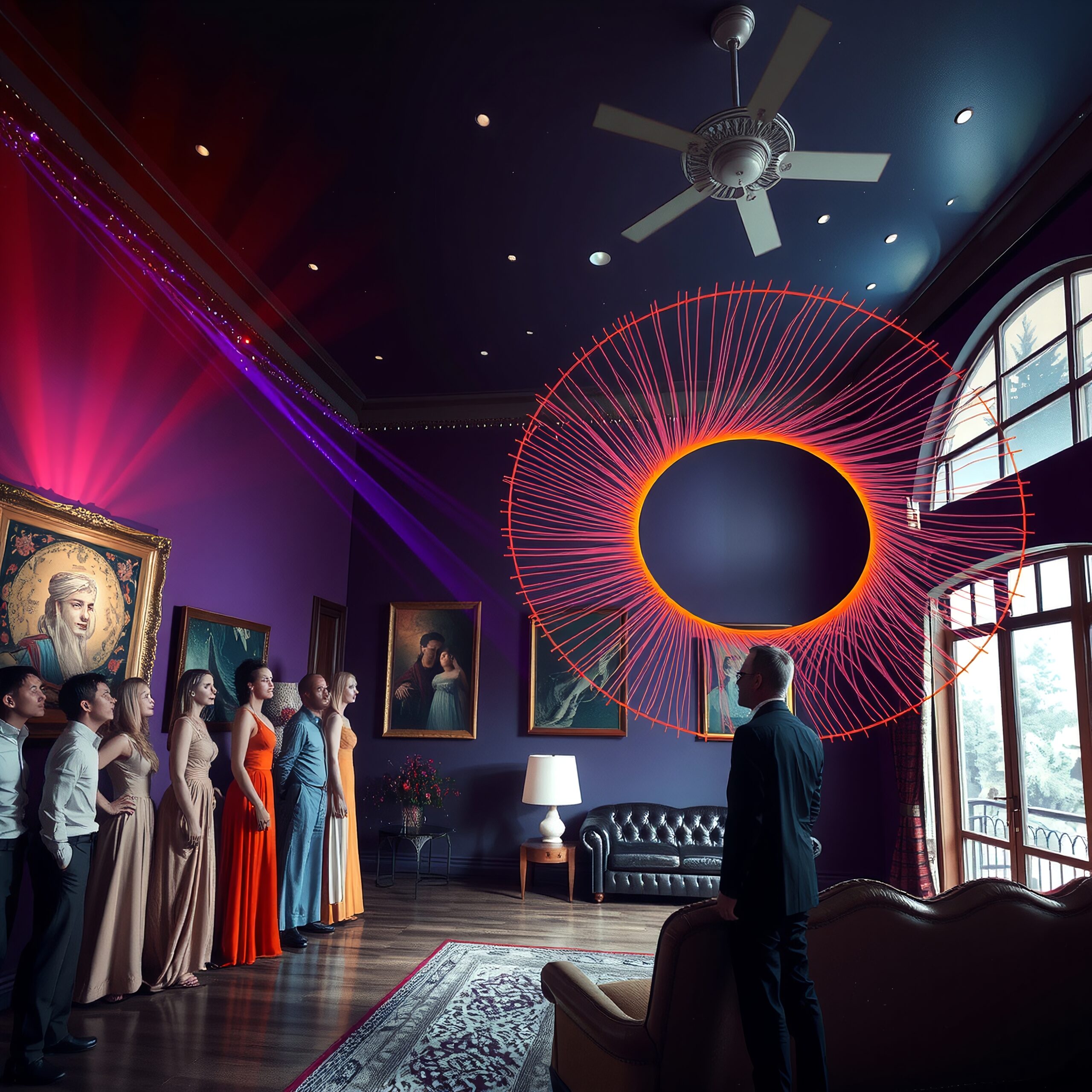 Art Space with Modern Installation