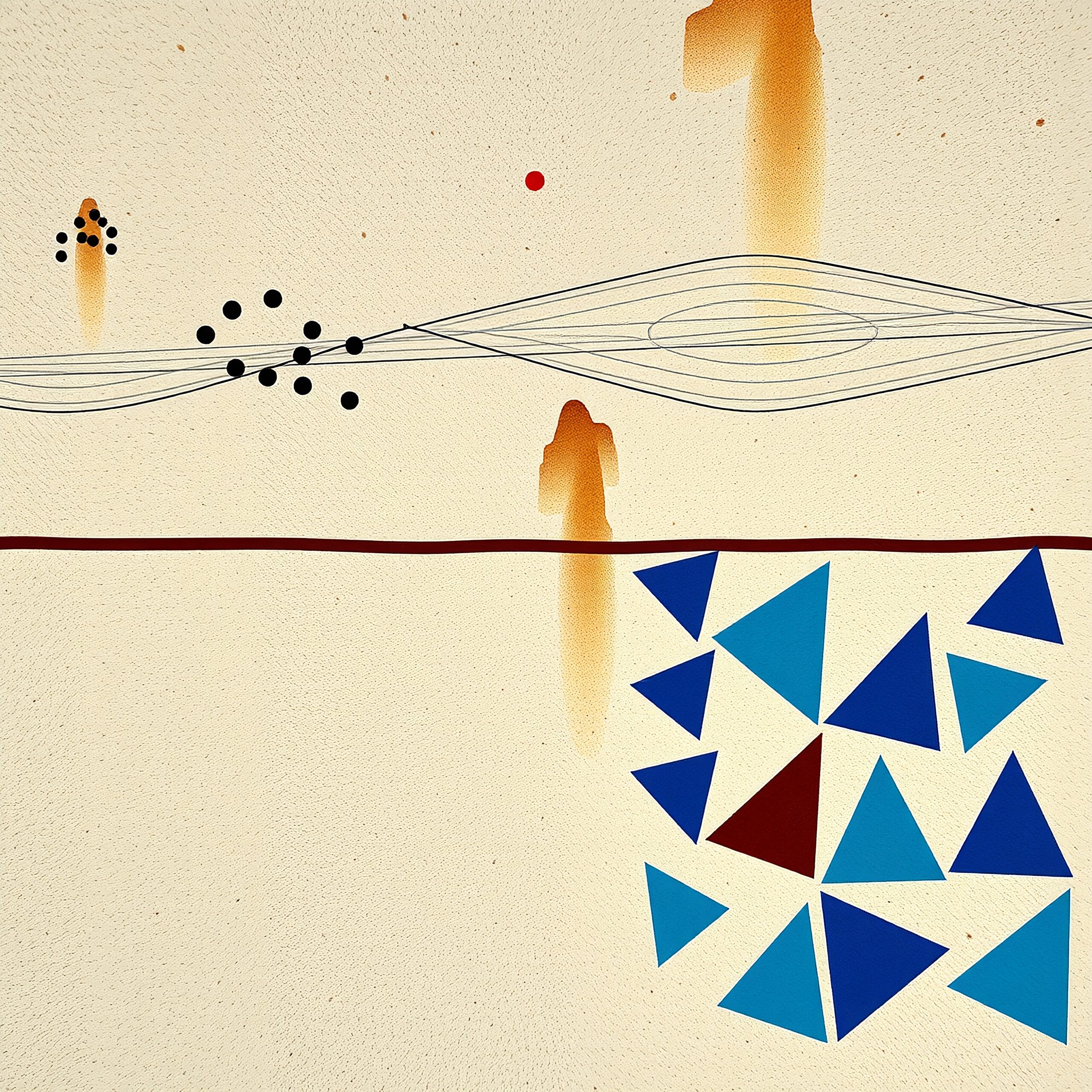 Colorful Geometric Abstract Composition