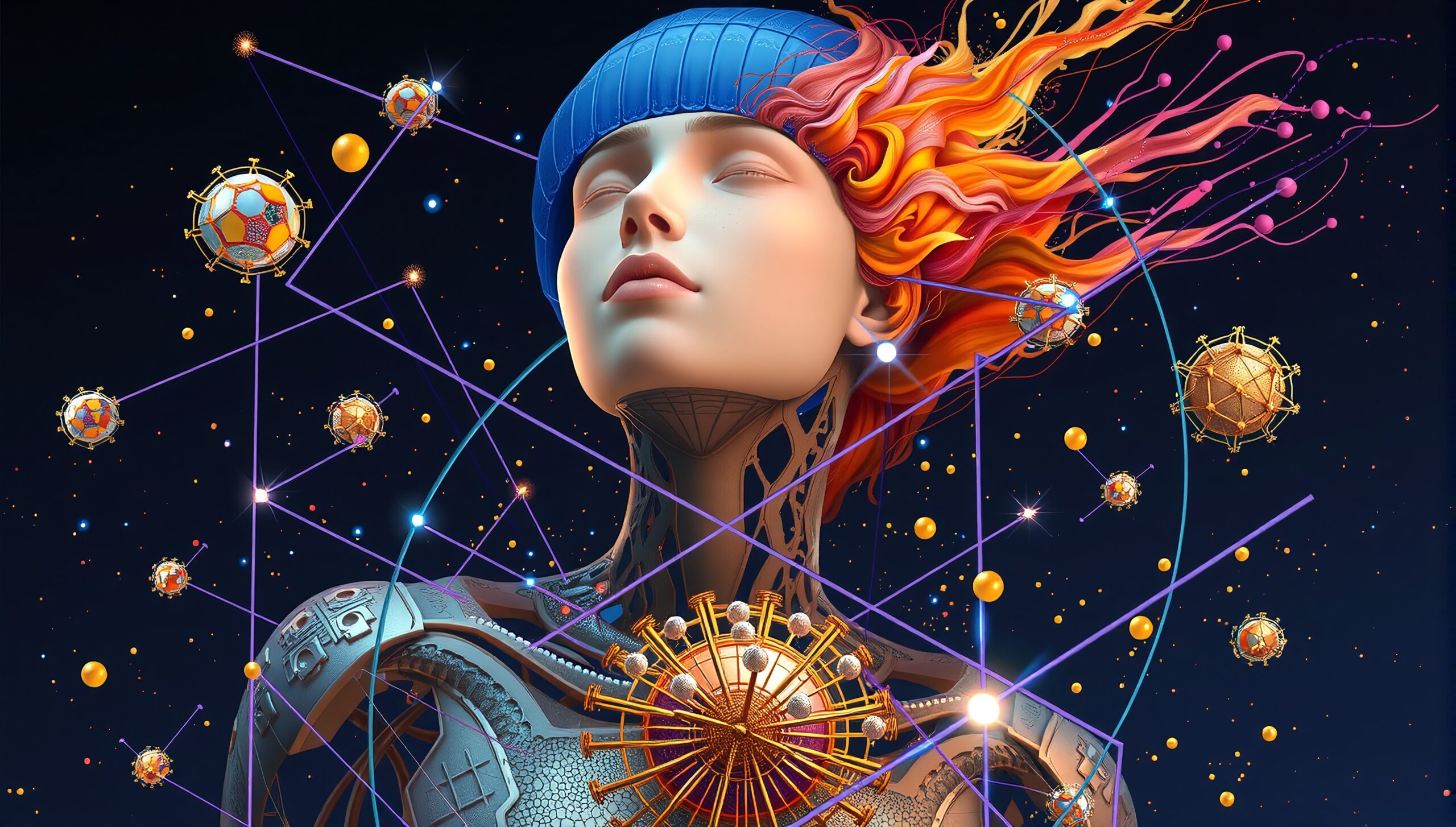 Cosmic Journey of Cybernetic Harmony