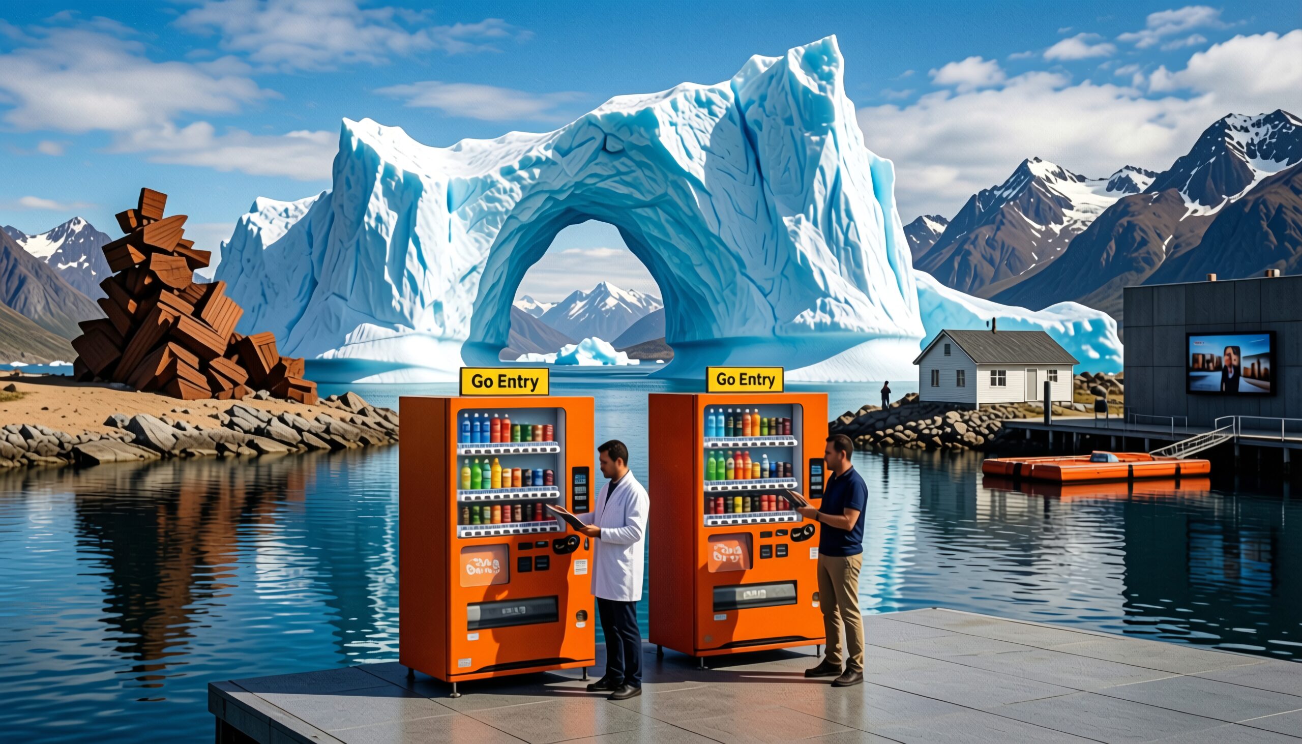 Arctic Vending Machines Scene