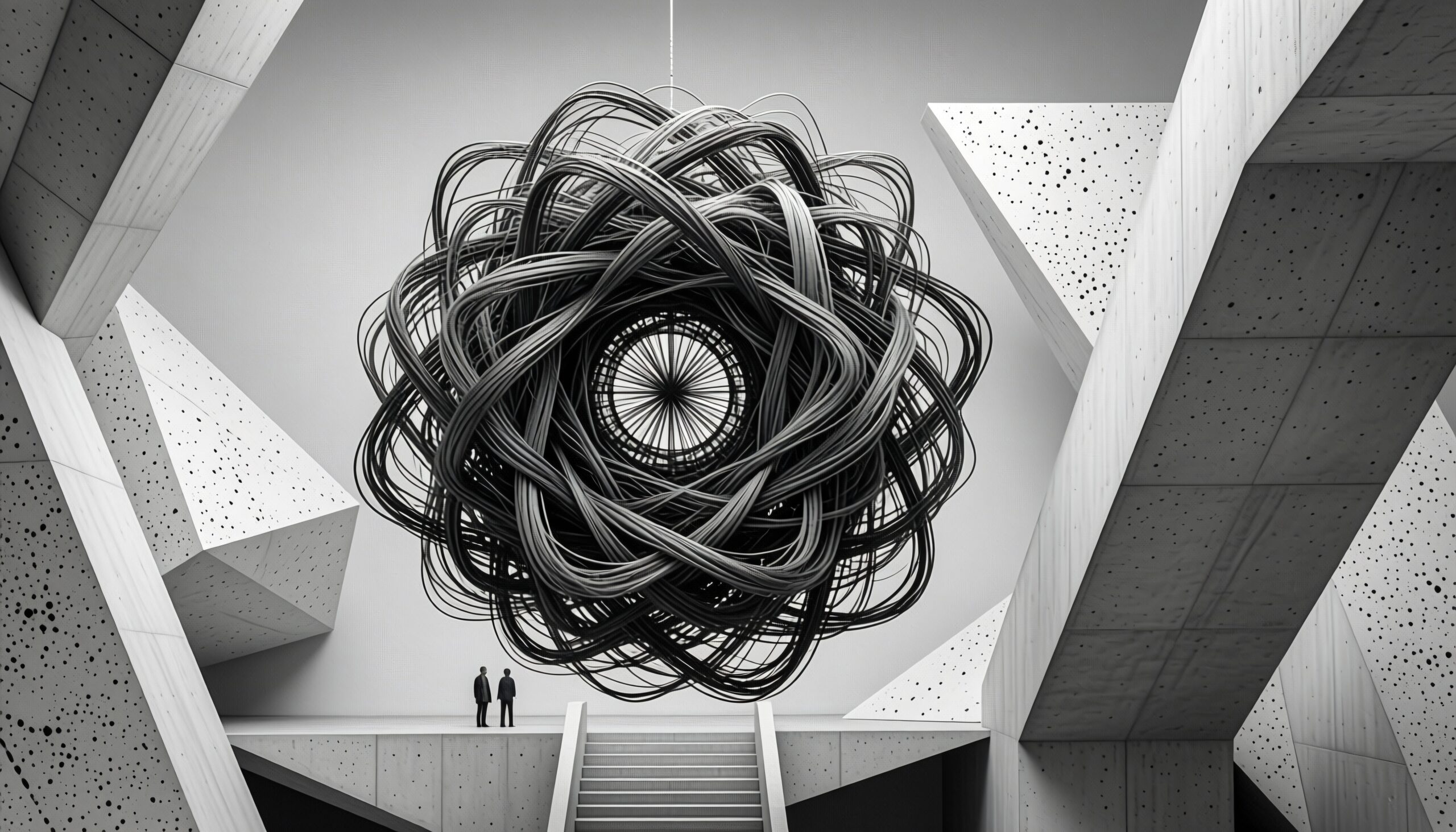 Abstract Sculpture in Modern Space