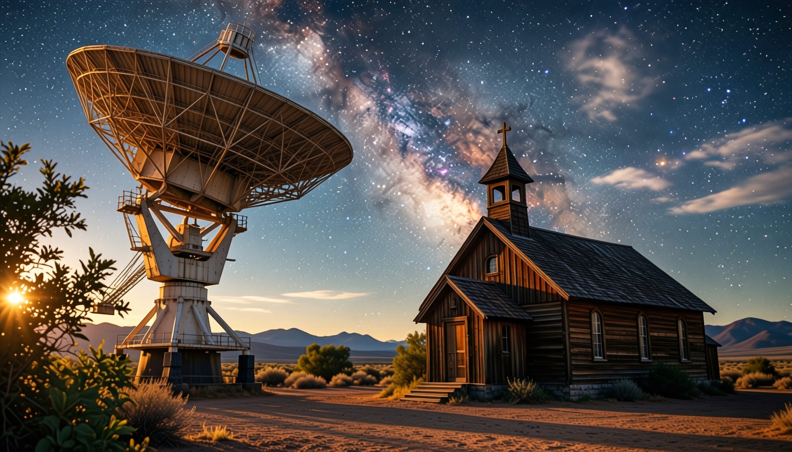 Technology Meets Spirituality Under Stars