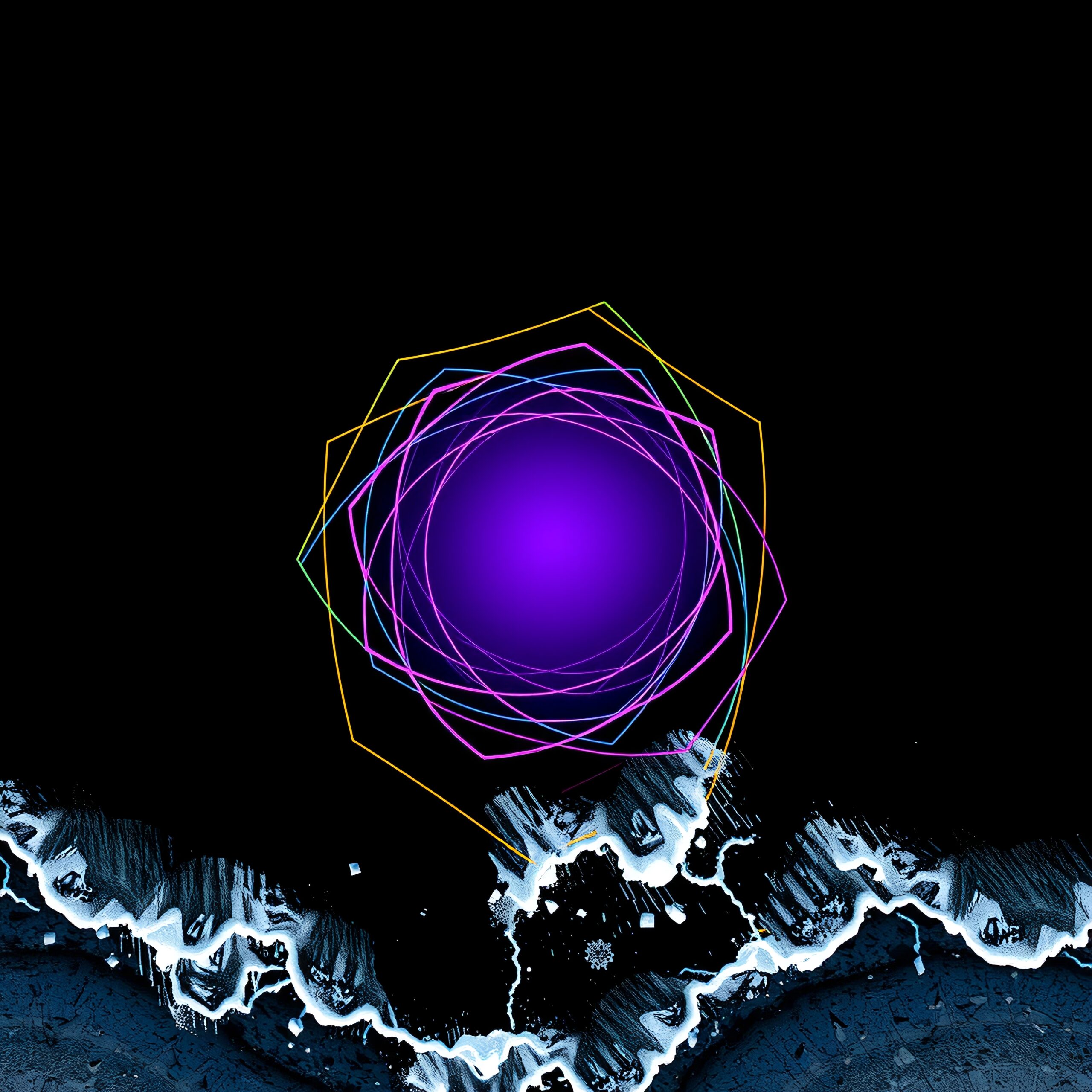 Colorful Geometric Cosmic Illusion