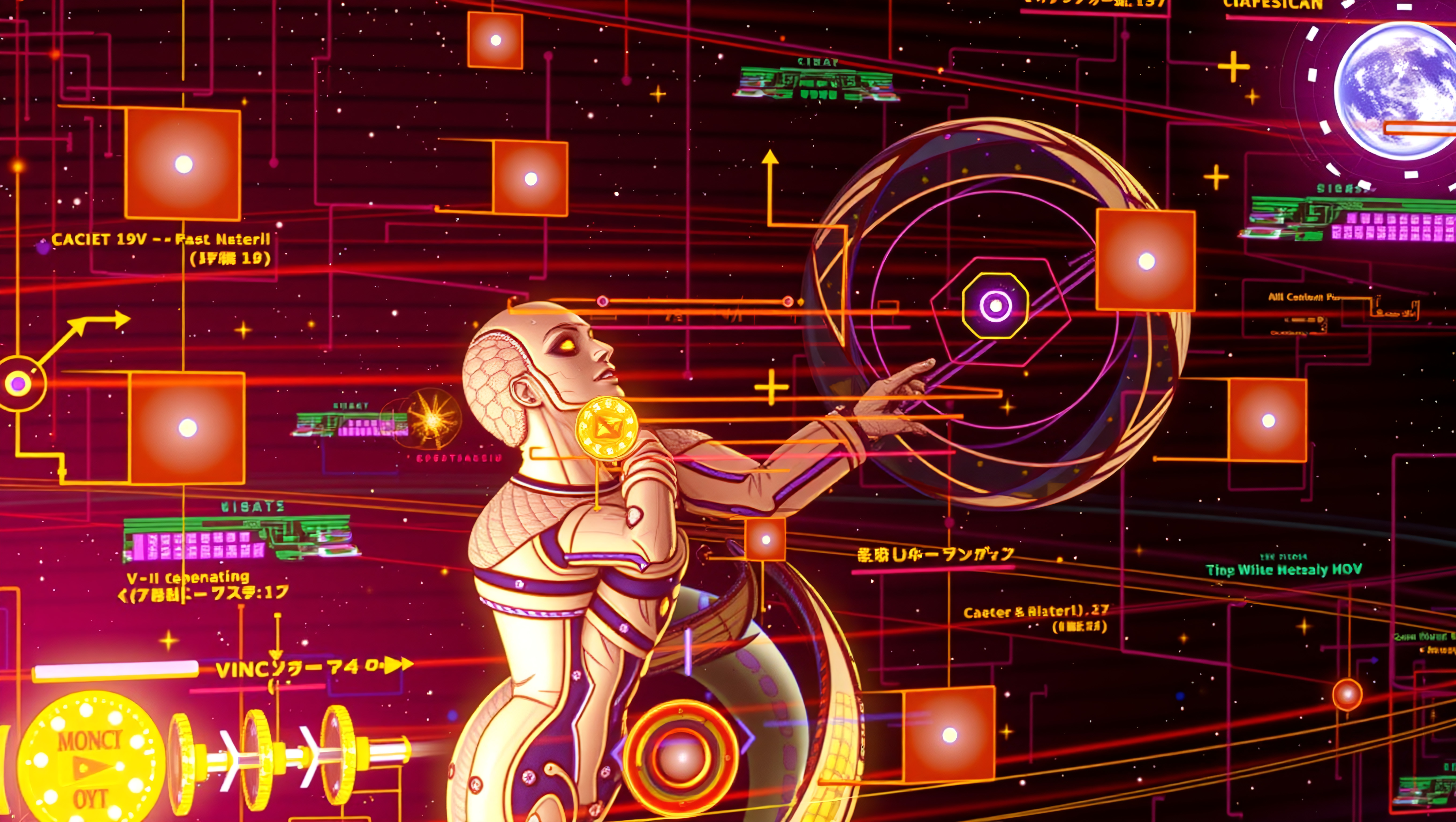 Analyzing Global Data on a Digital HUD Interface
