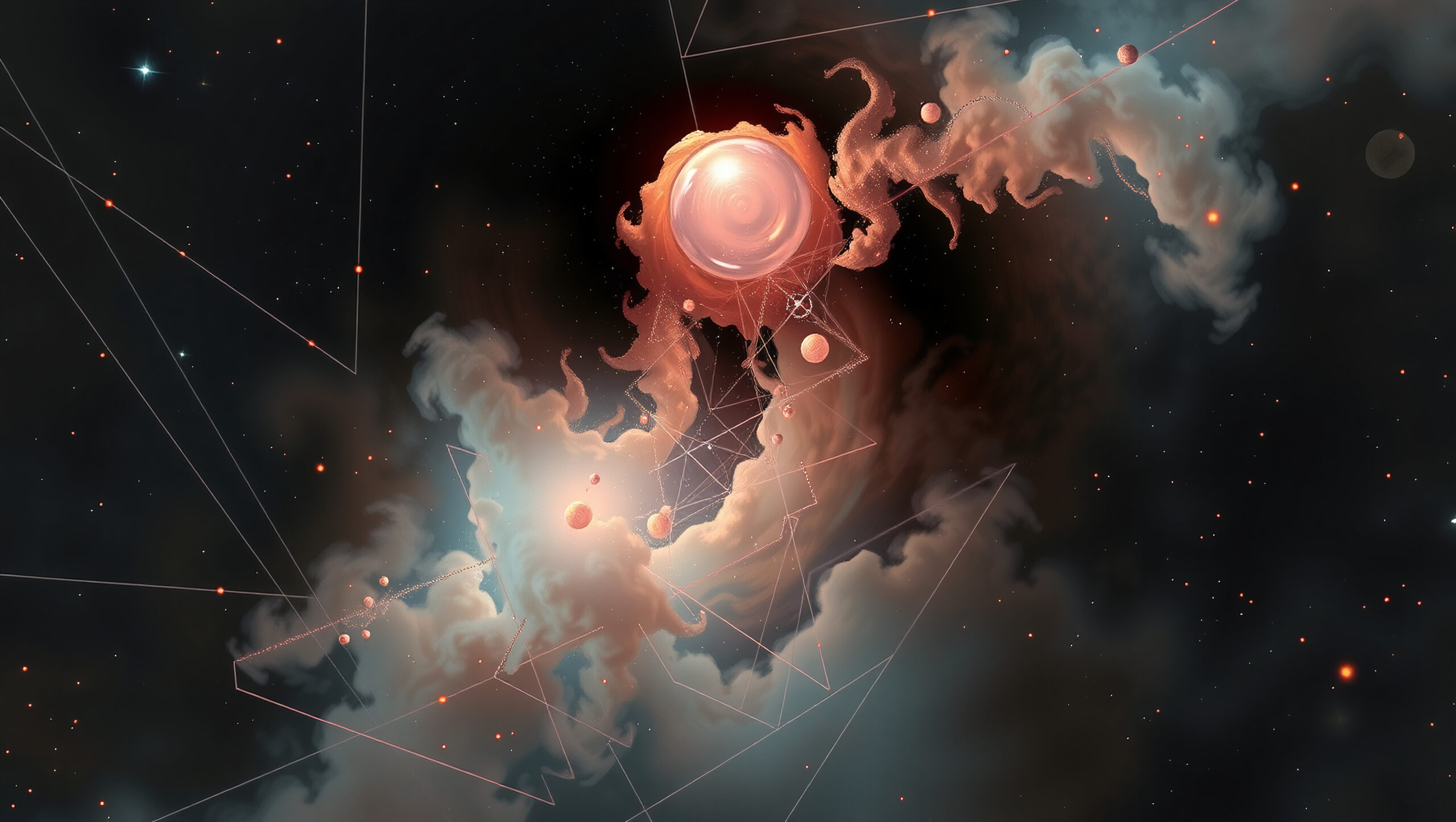 Stellar Vortex of Nebulous Light