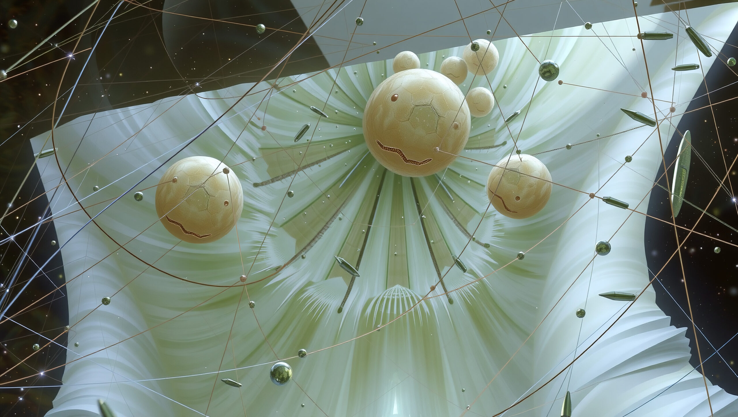 Celestial Spheres and Cosmic Threads