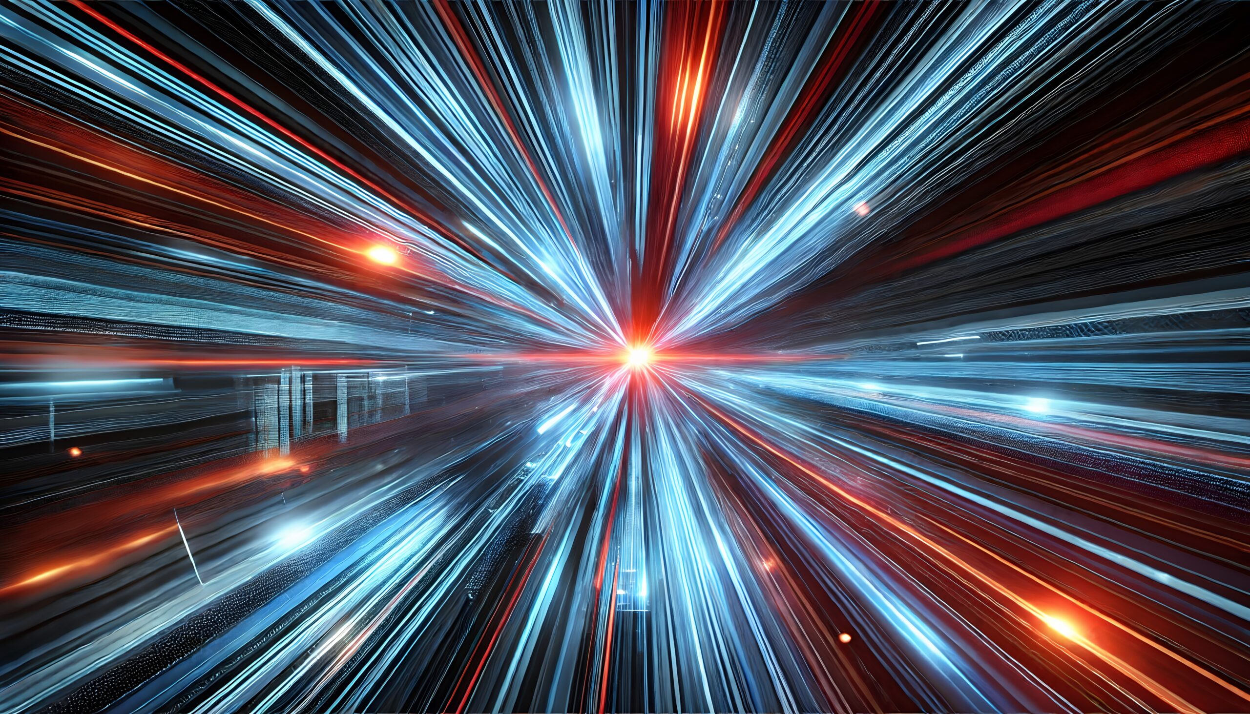 Warp Speed Light Tunnel Journey