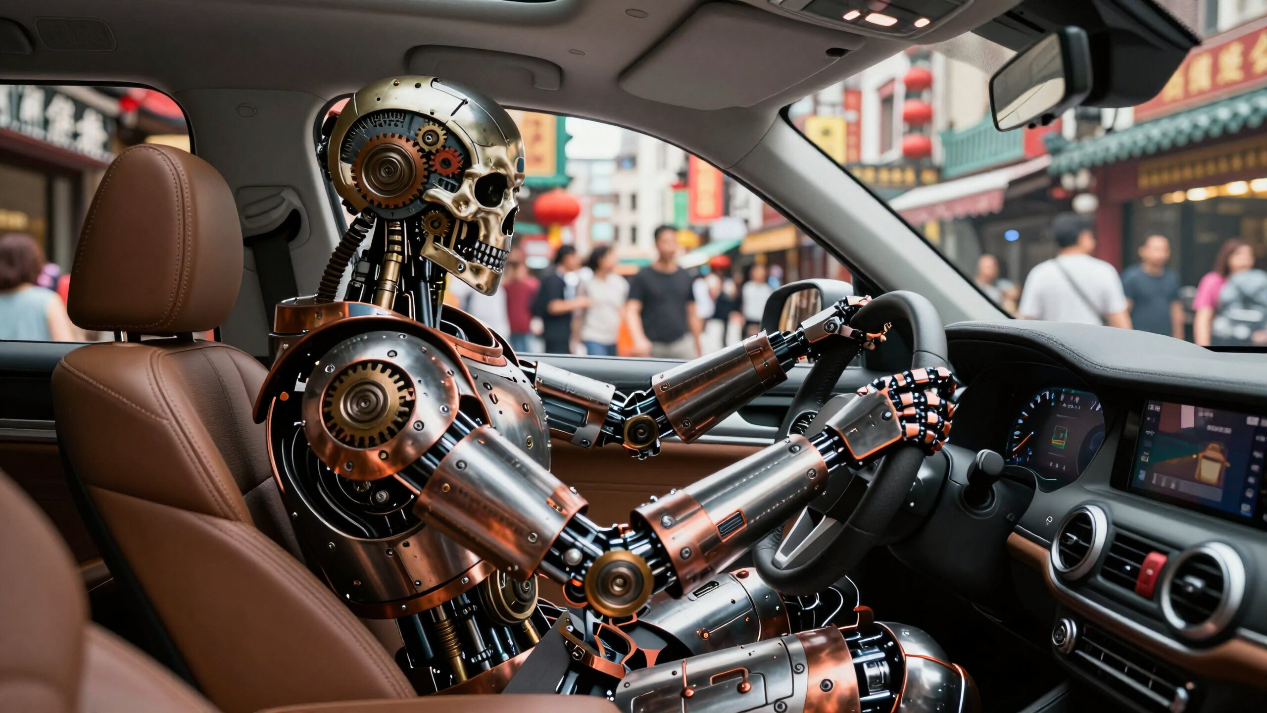 Steampunk Robot Driver