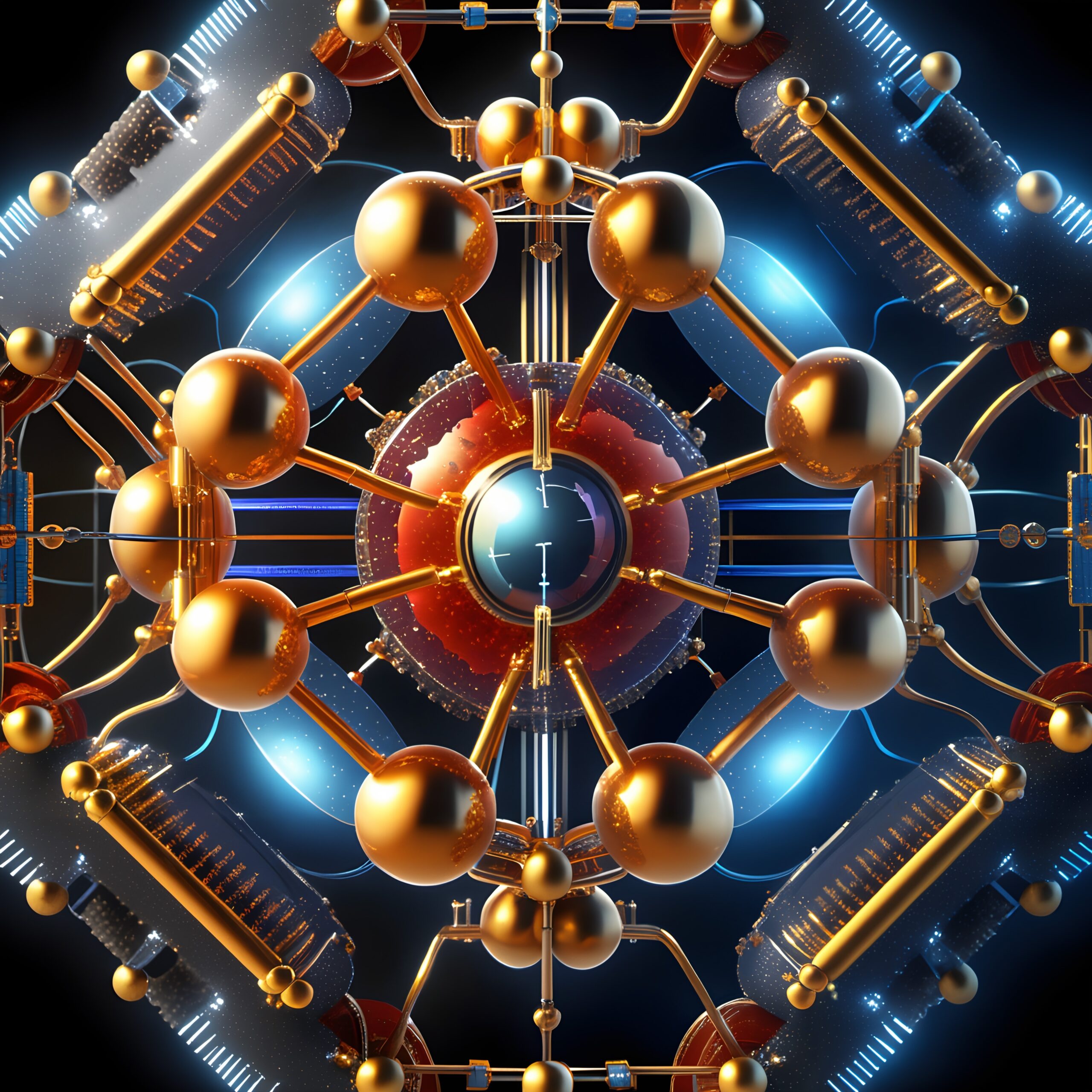 Futuristic Atomic Tech Design