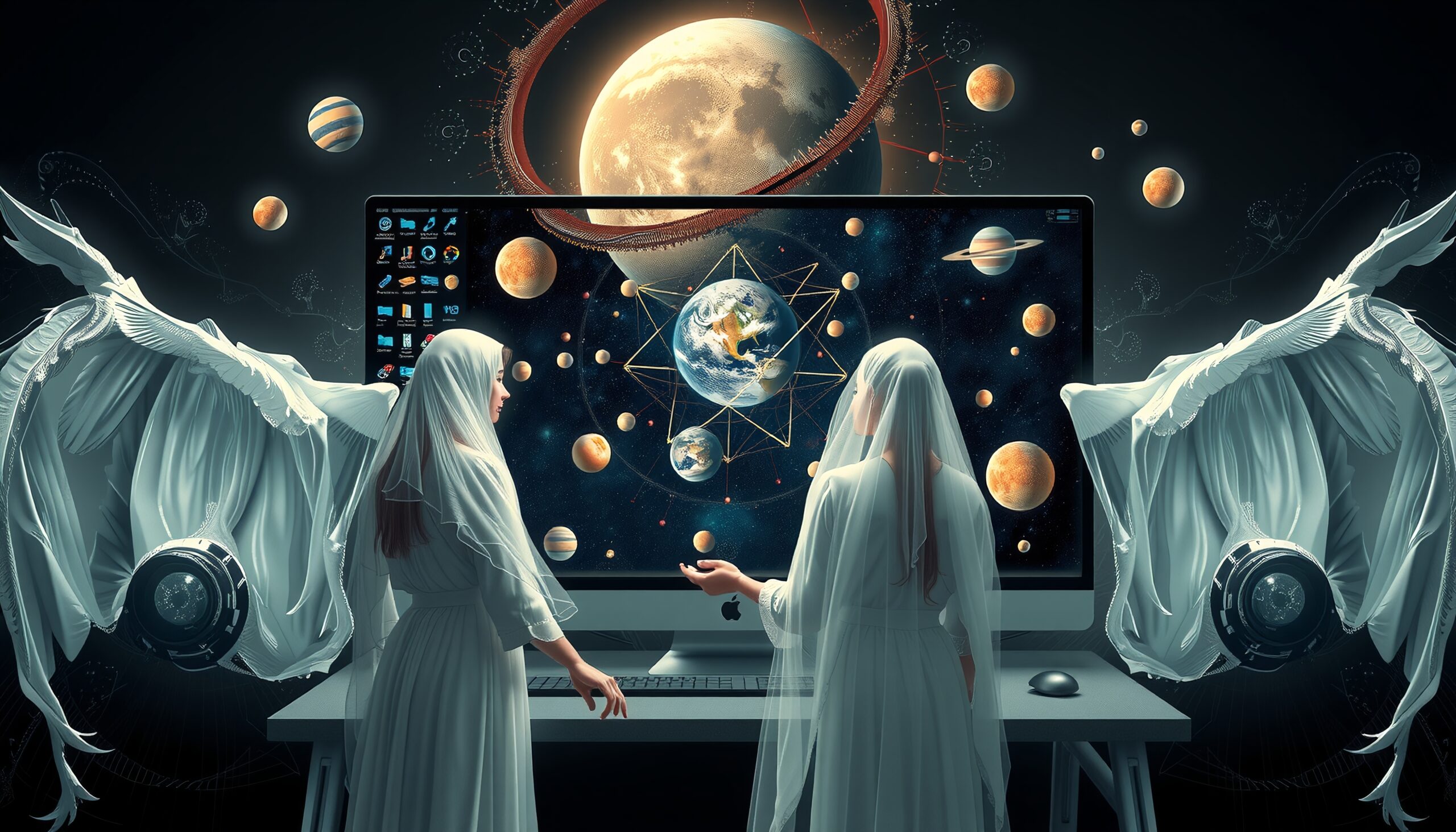 Digital Universe Interactions Celestial Harmony