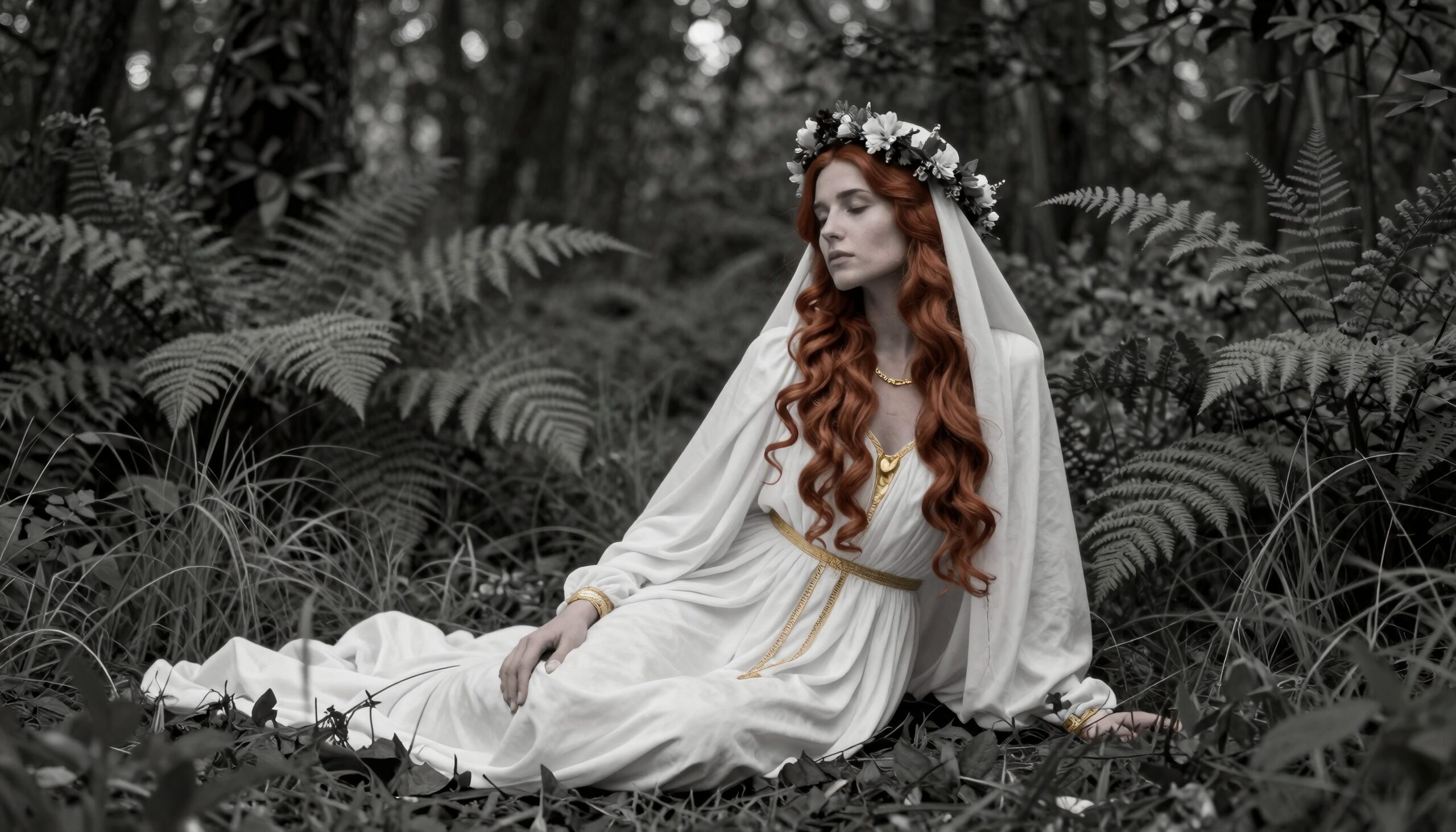 Serene Enchantment in Forest Glade