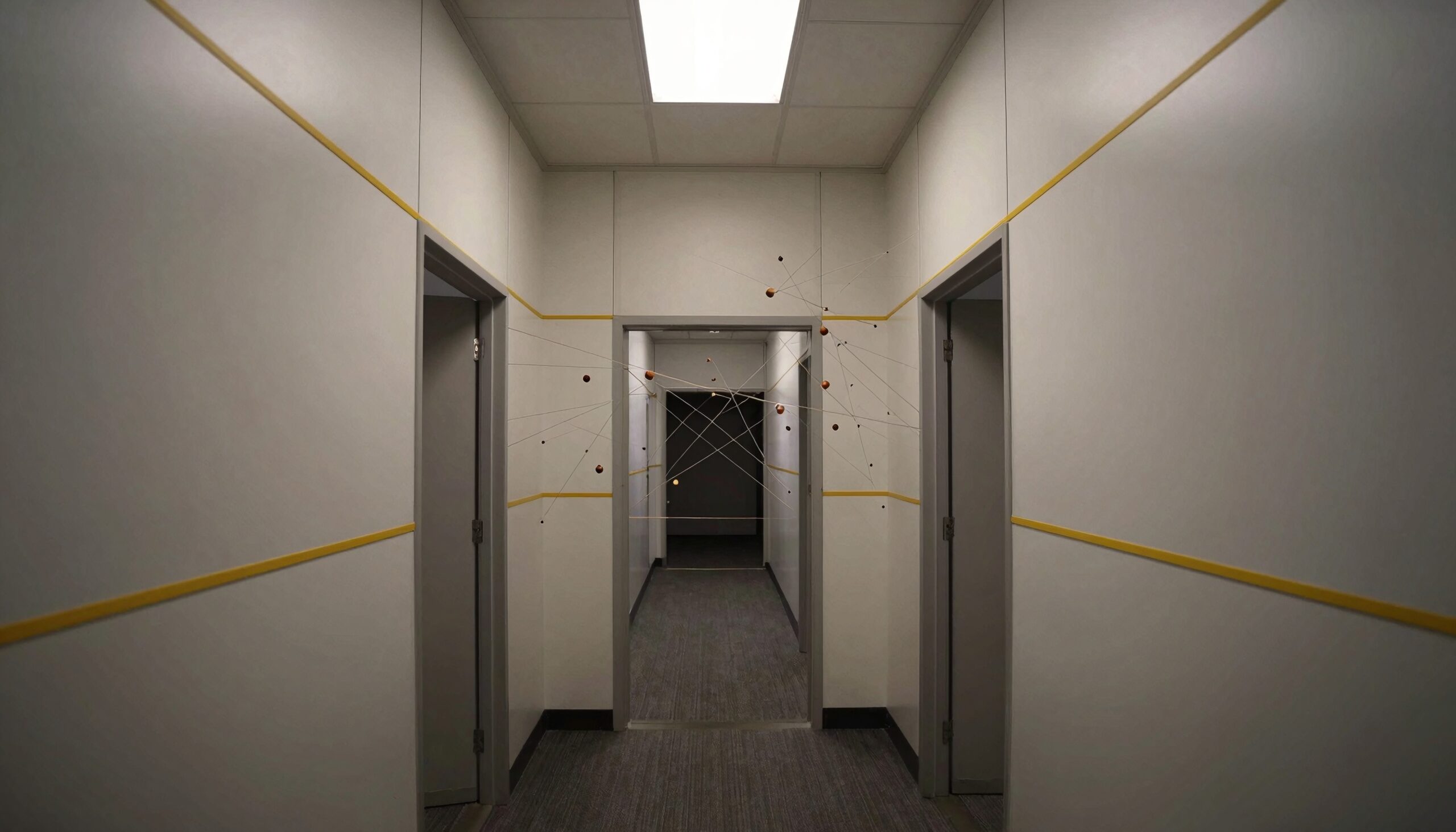 Intriguing Modern Hallway Art Installation