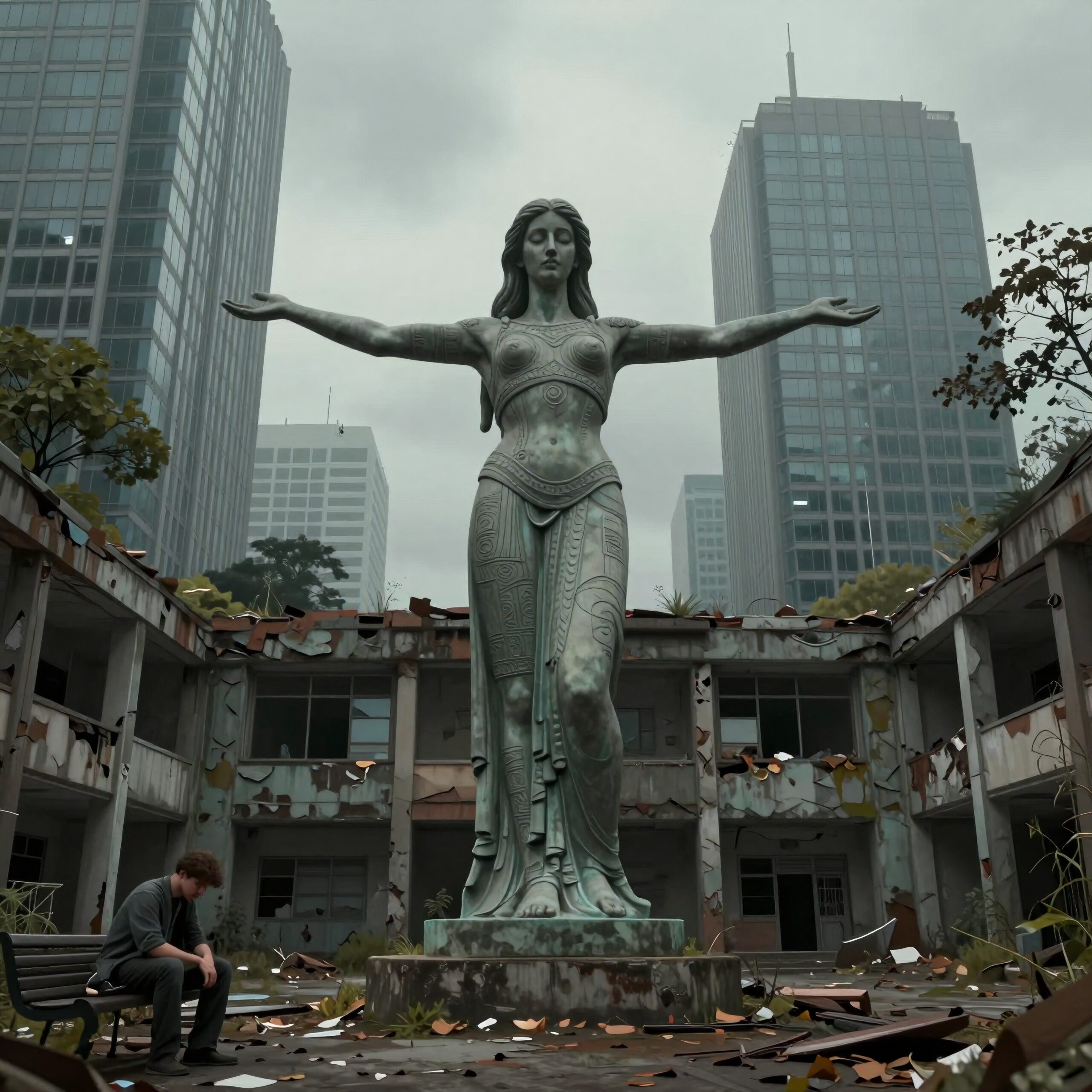 Urban Contemplation Amongst Ruins