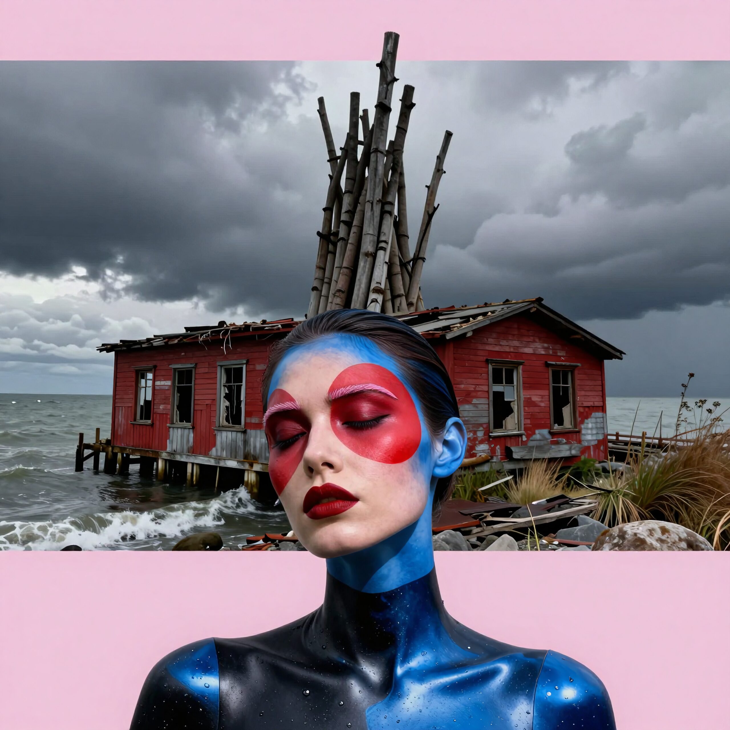 Surreal Dreamscape by the Sea