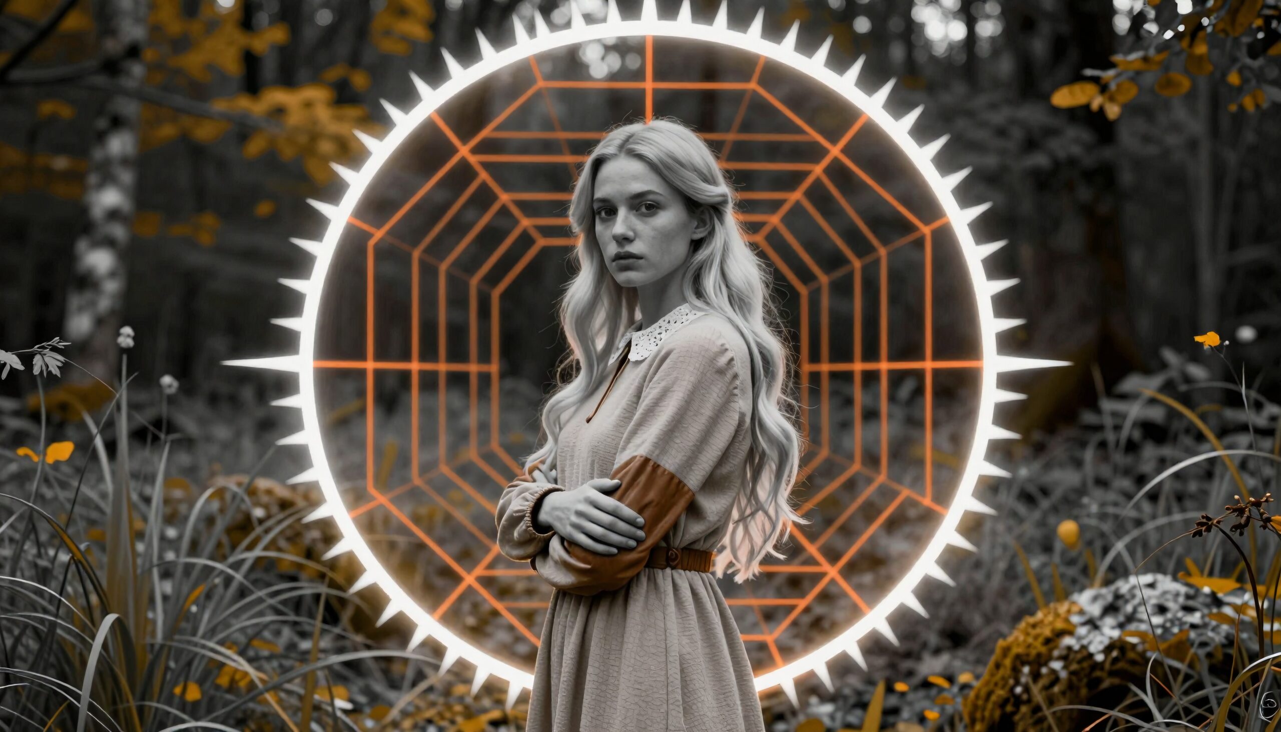 Mystical Forest Geometric Illumination