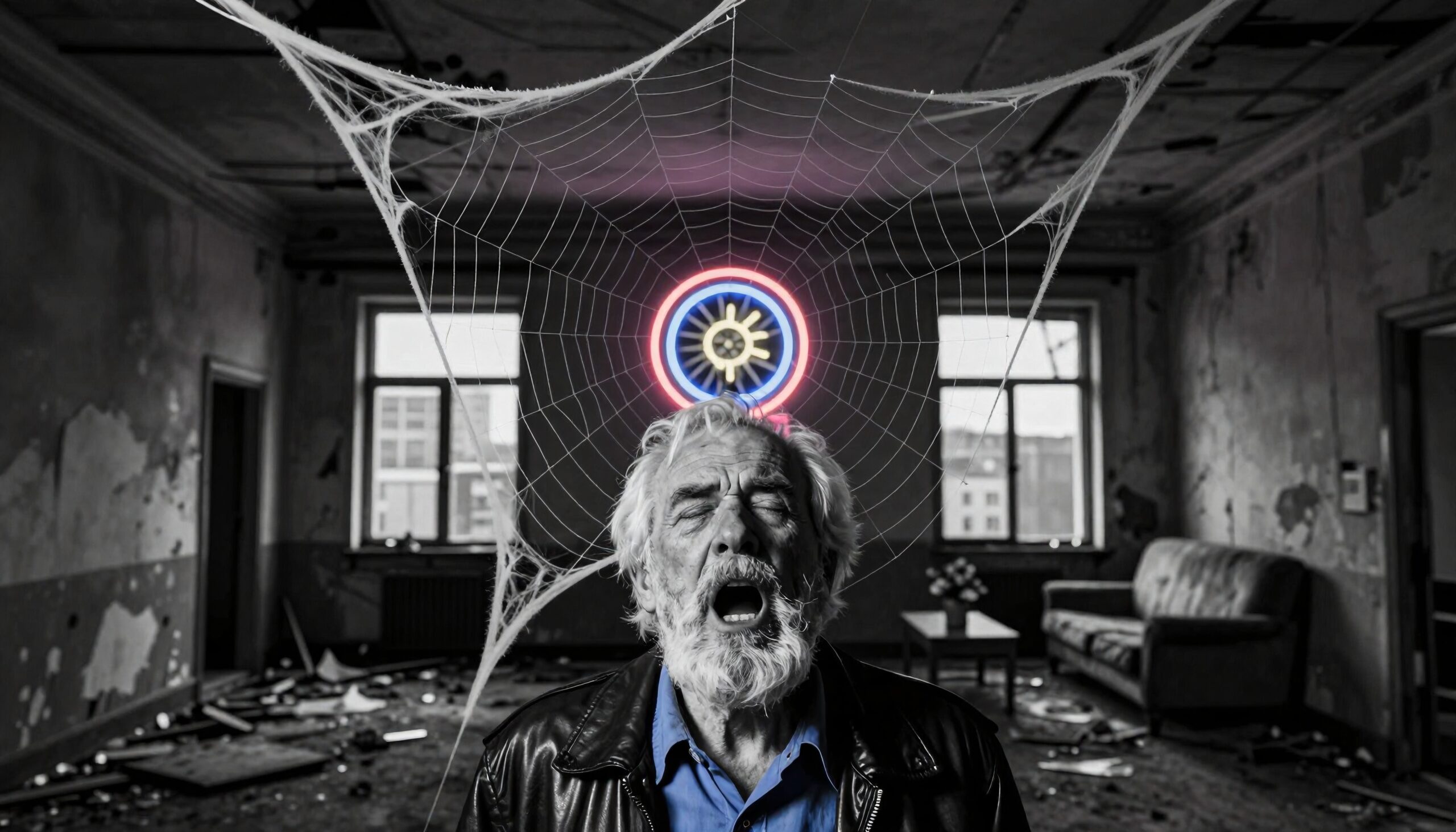 Surreal Chaos in Abandoned Room