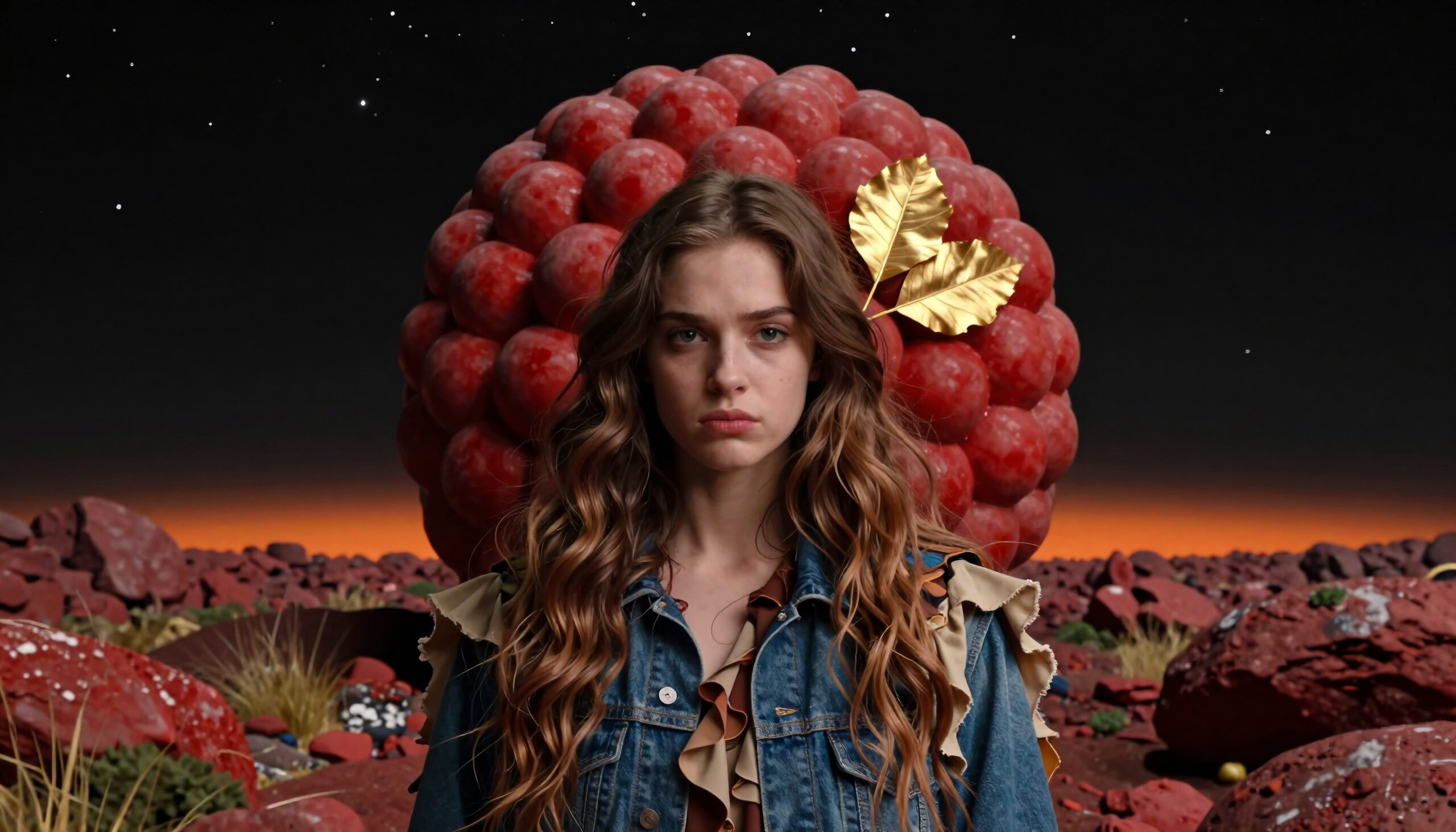 Cosmic Crowned Woman