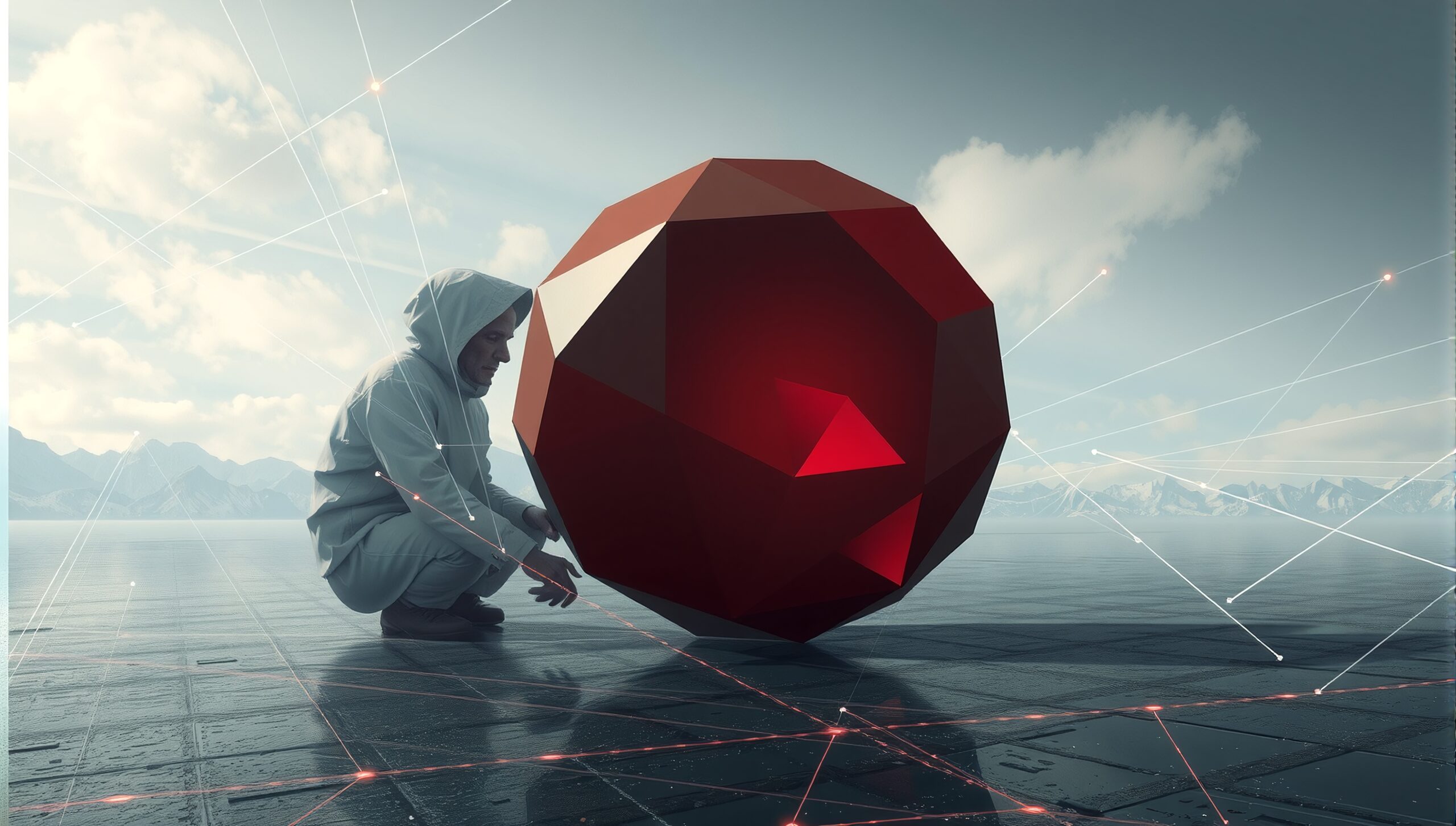 Futuristic Encounter on Ice