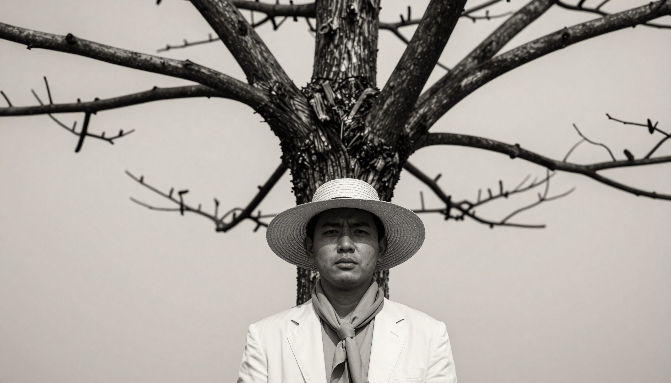 Man and Tree Symbiotic Reflection