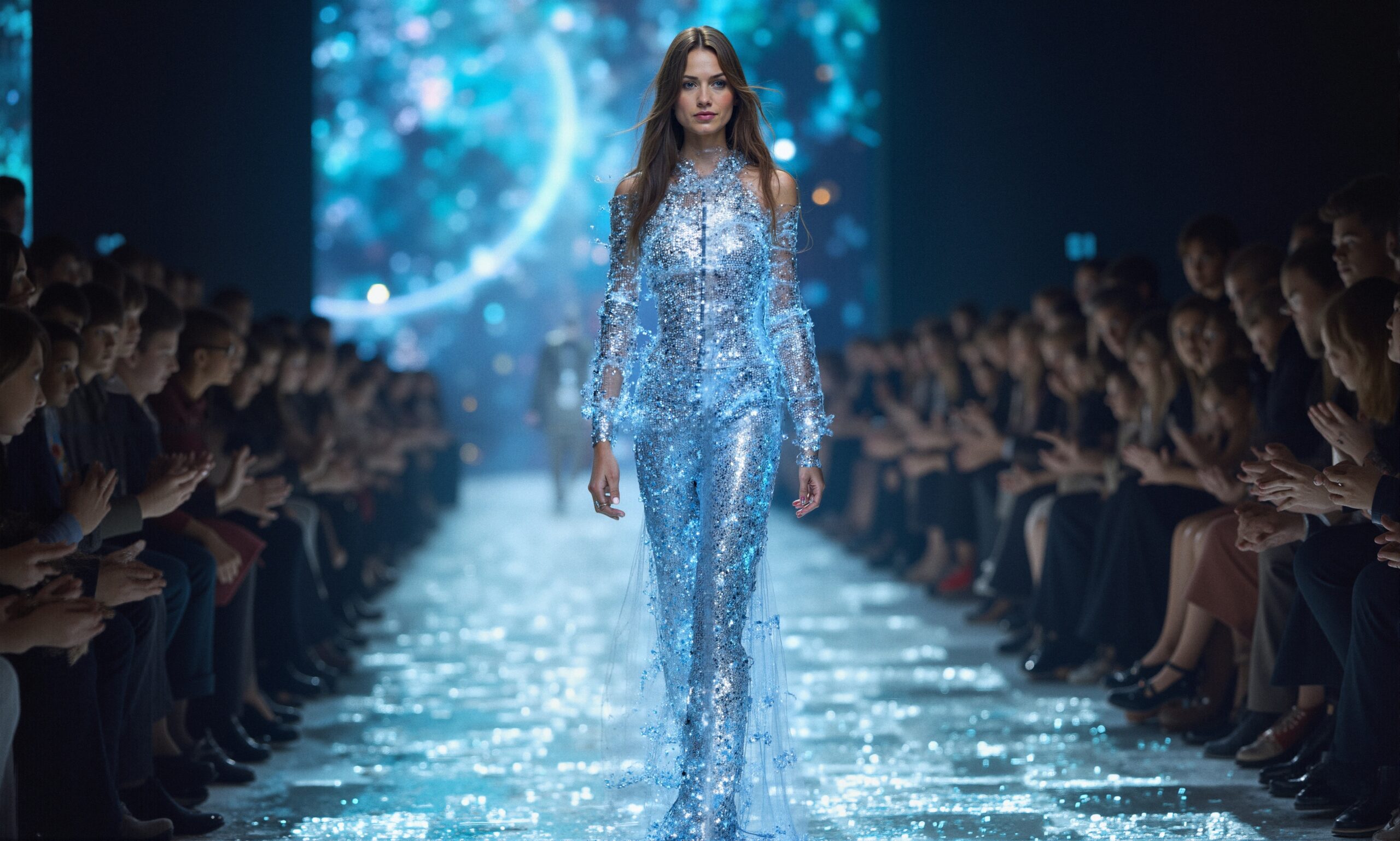 Dazzling Fashion Show Runway Scene