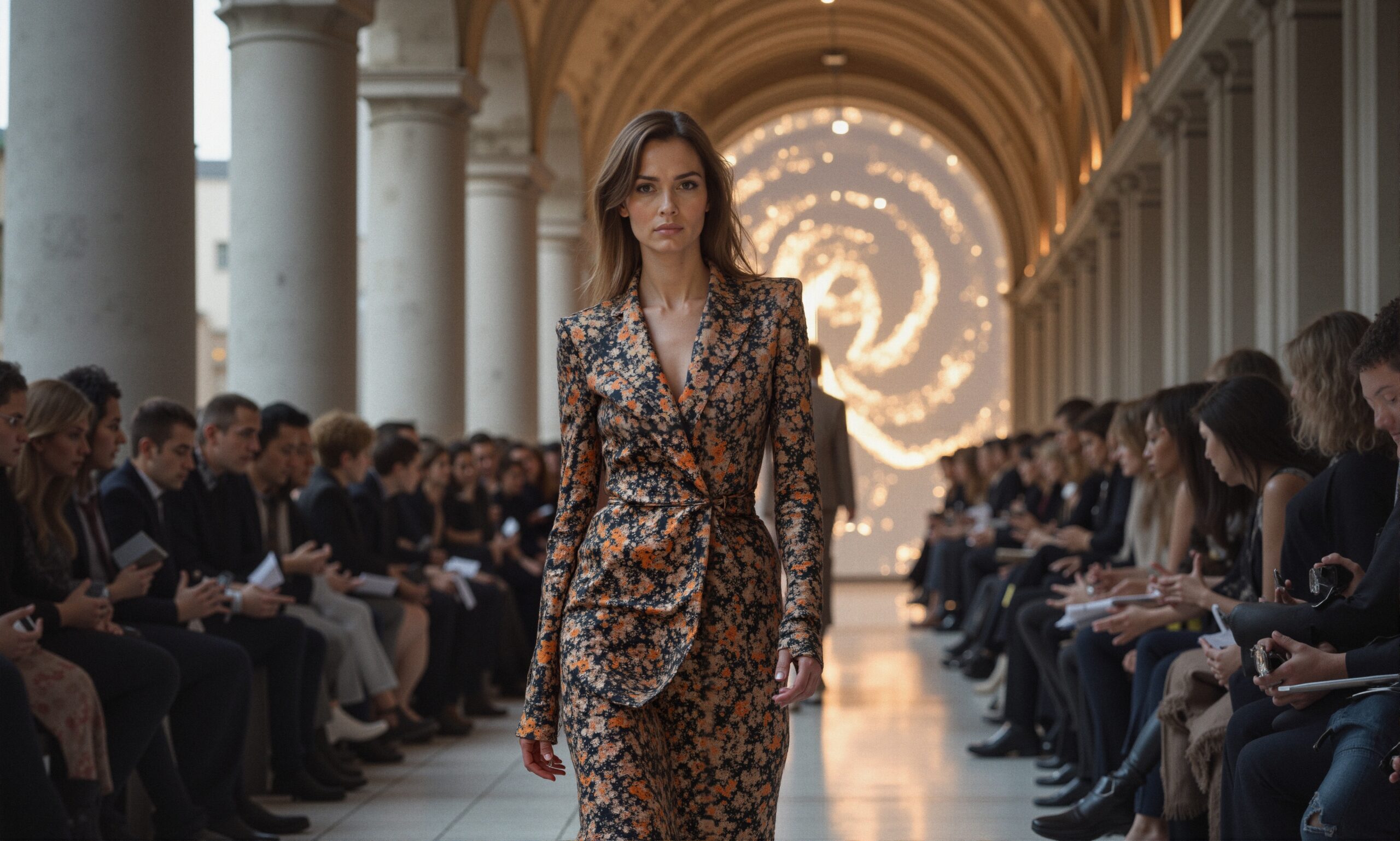 Elegant Fashion Show Model Walk