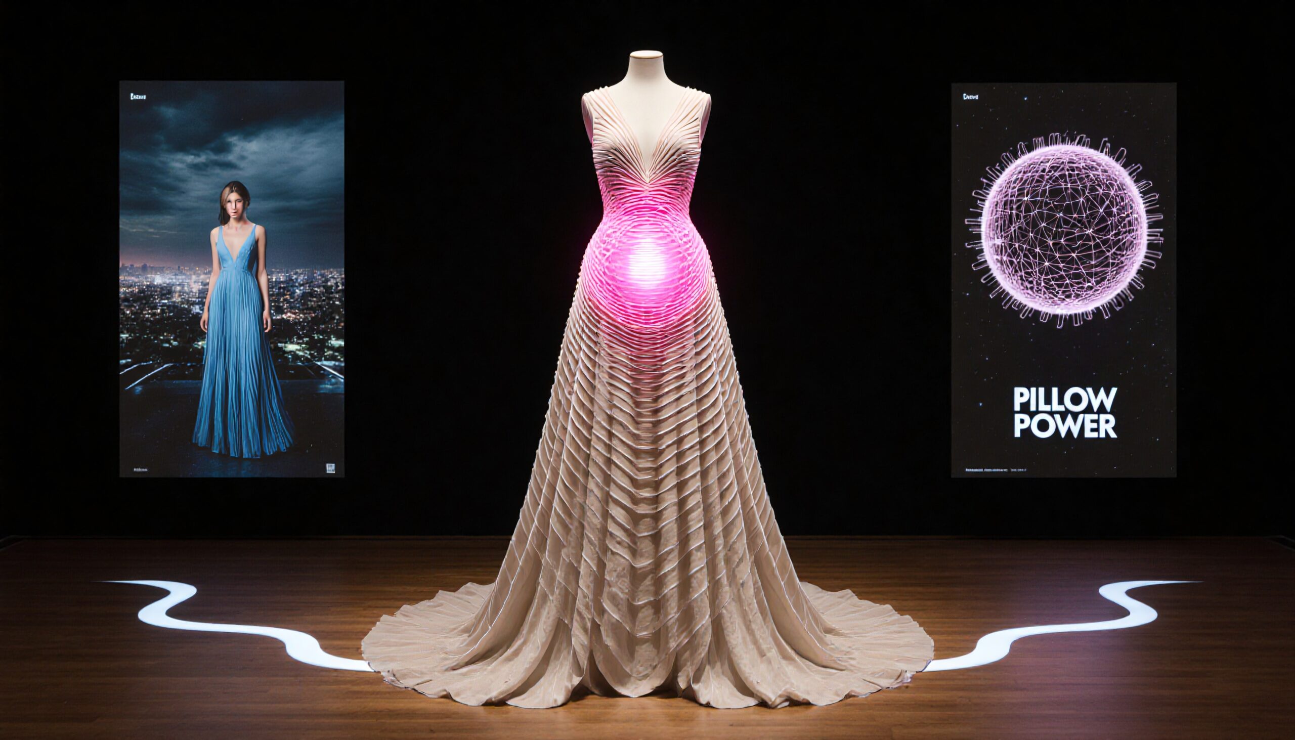 Illuminated Dress and Digital Display