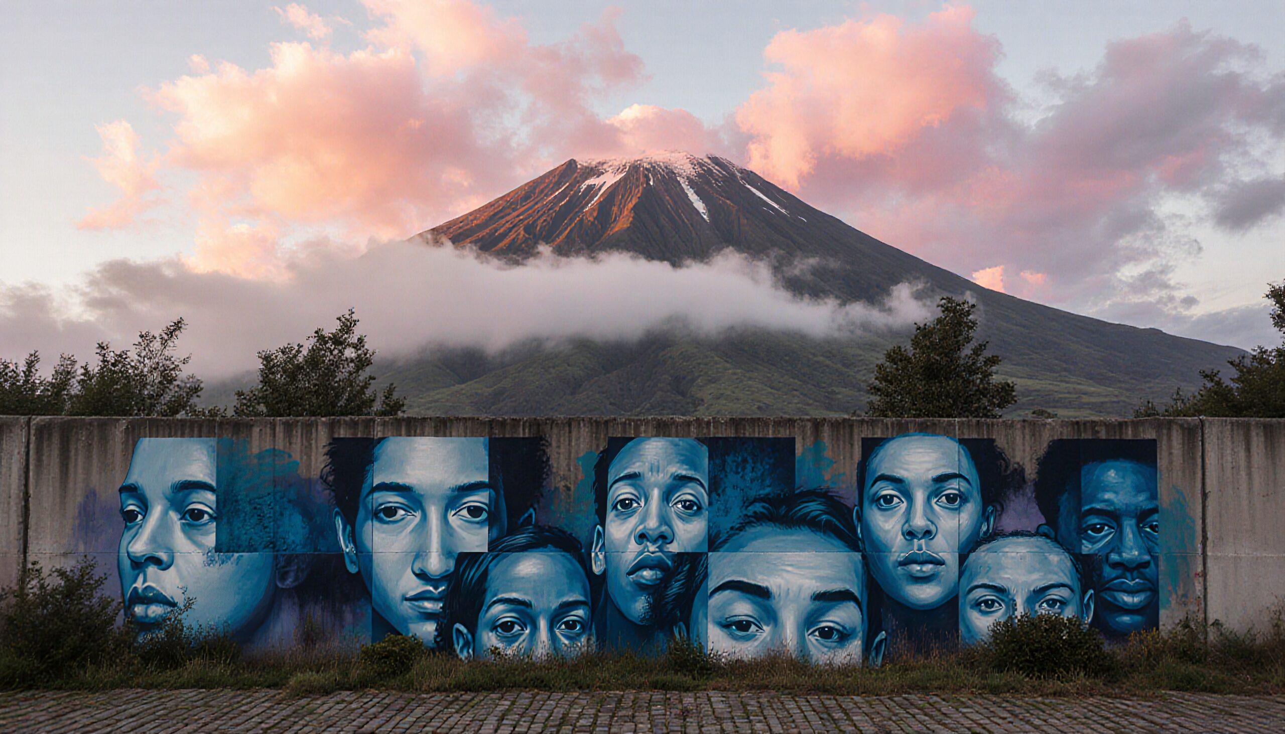 Mountain Overlooks Stunning Street Art