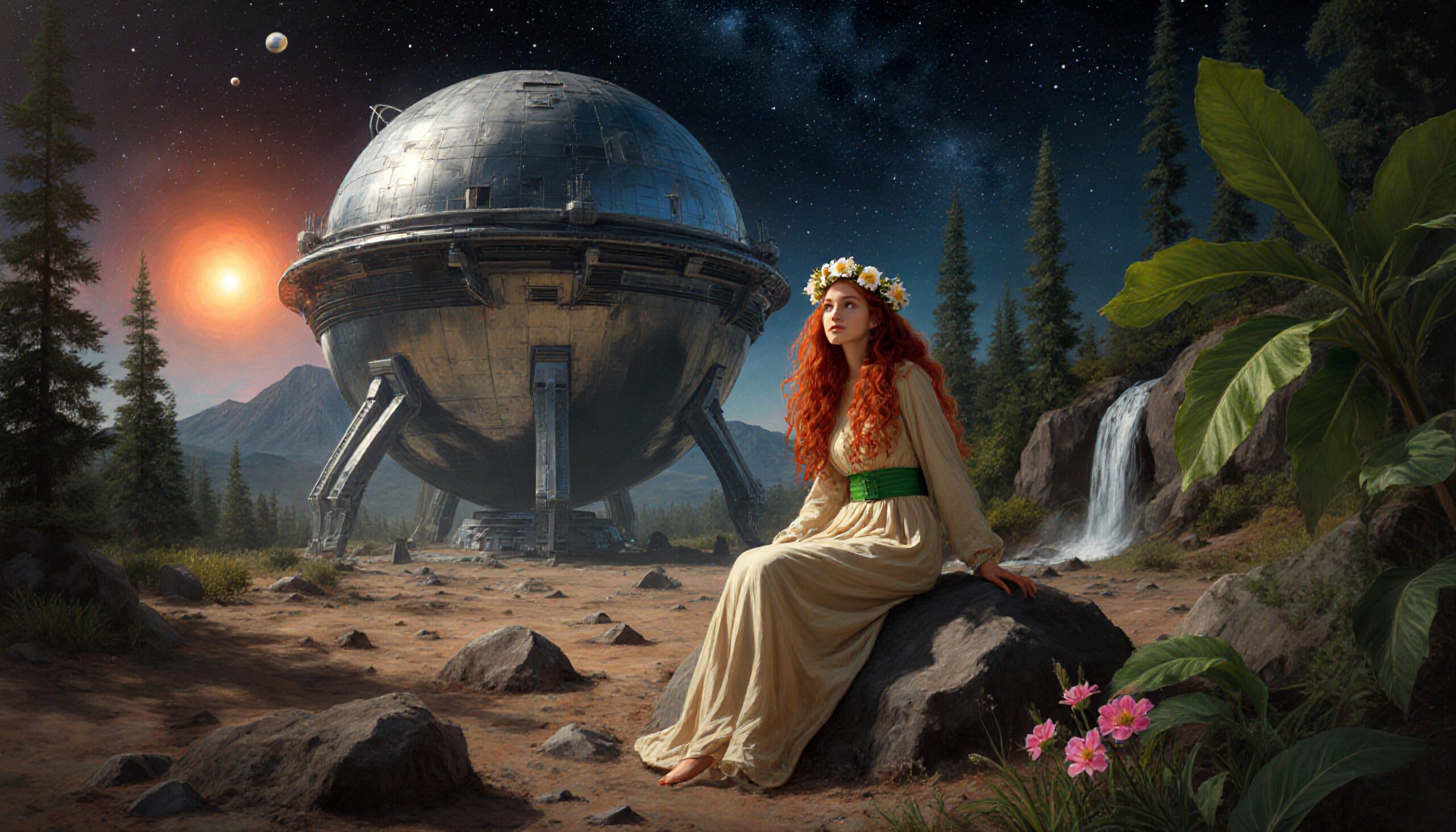 Futuristic Enchantment in Nature