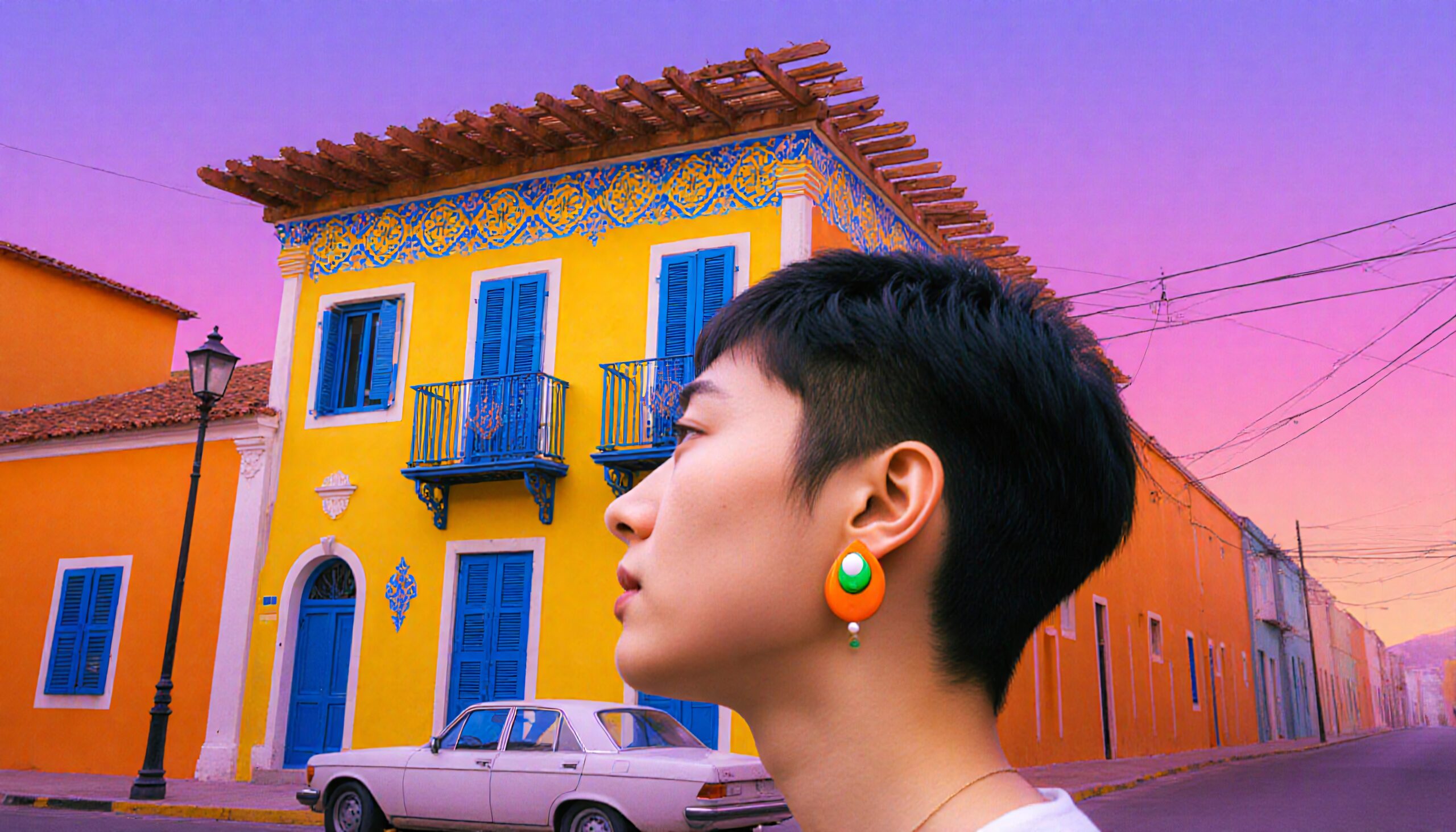 Colorful Street with Modern Style