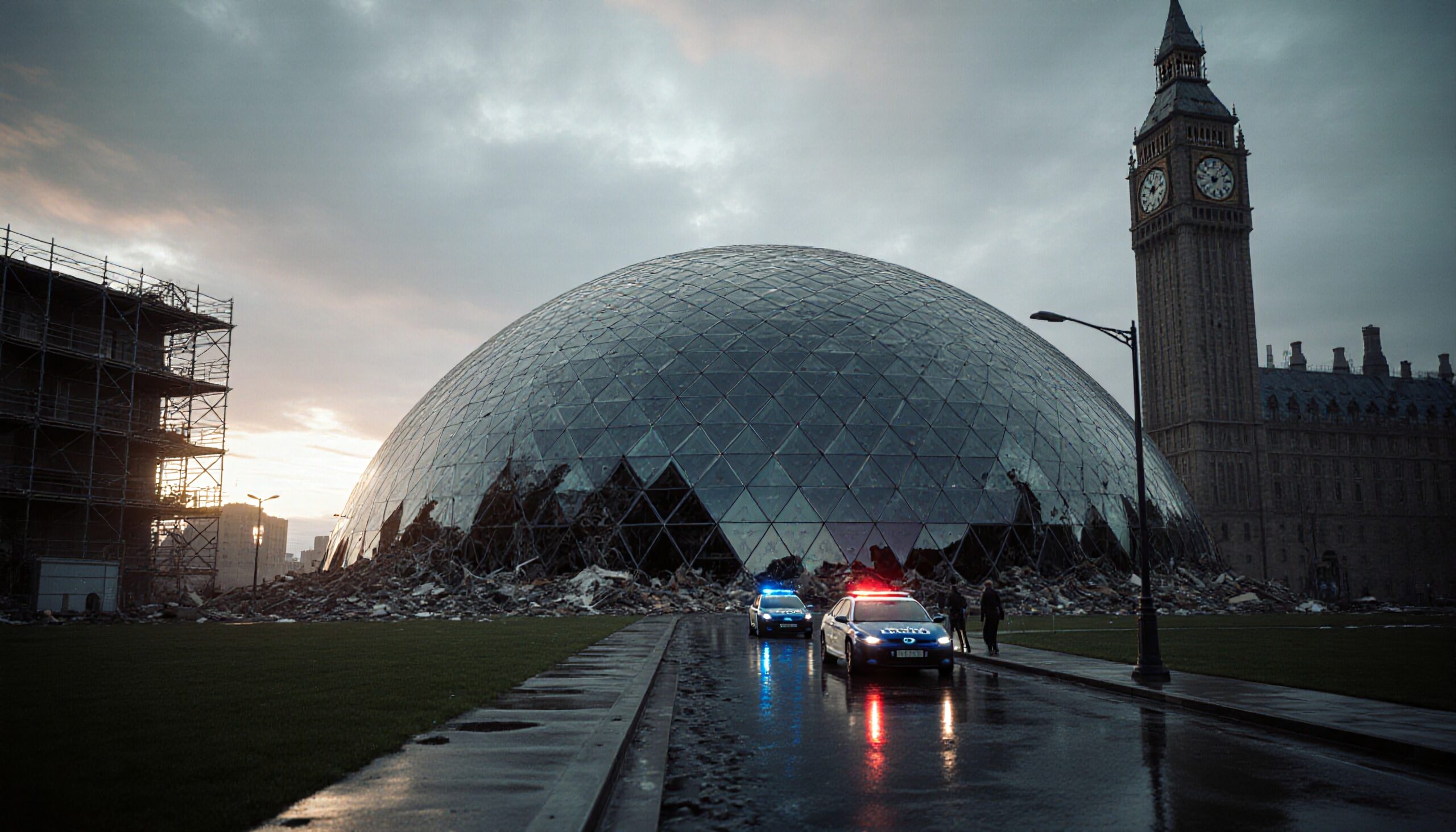 Unexpected Disaster in London Scene