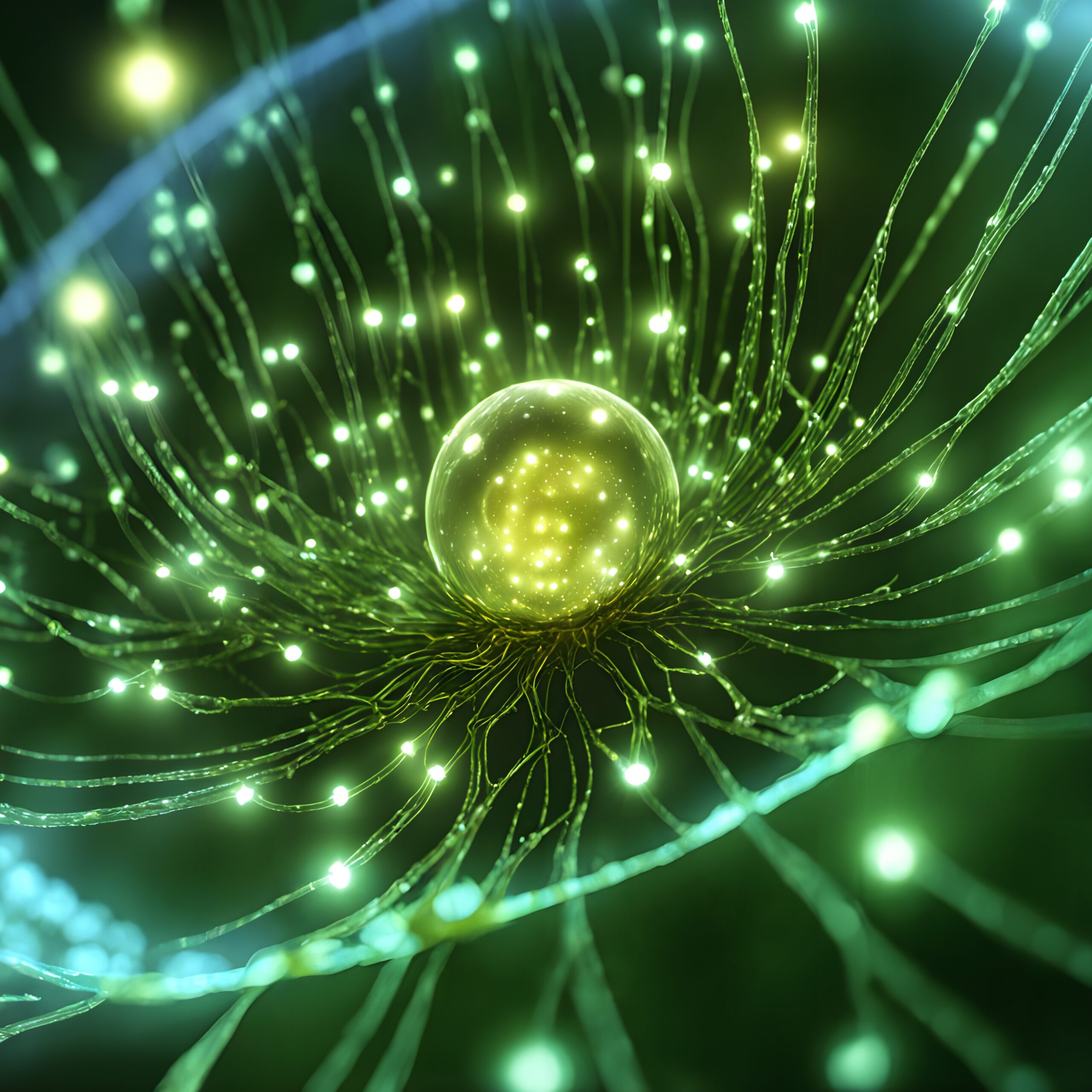 Luminous Neural Network Imagery