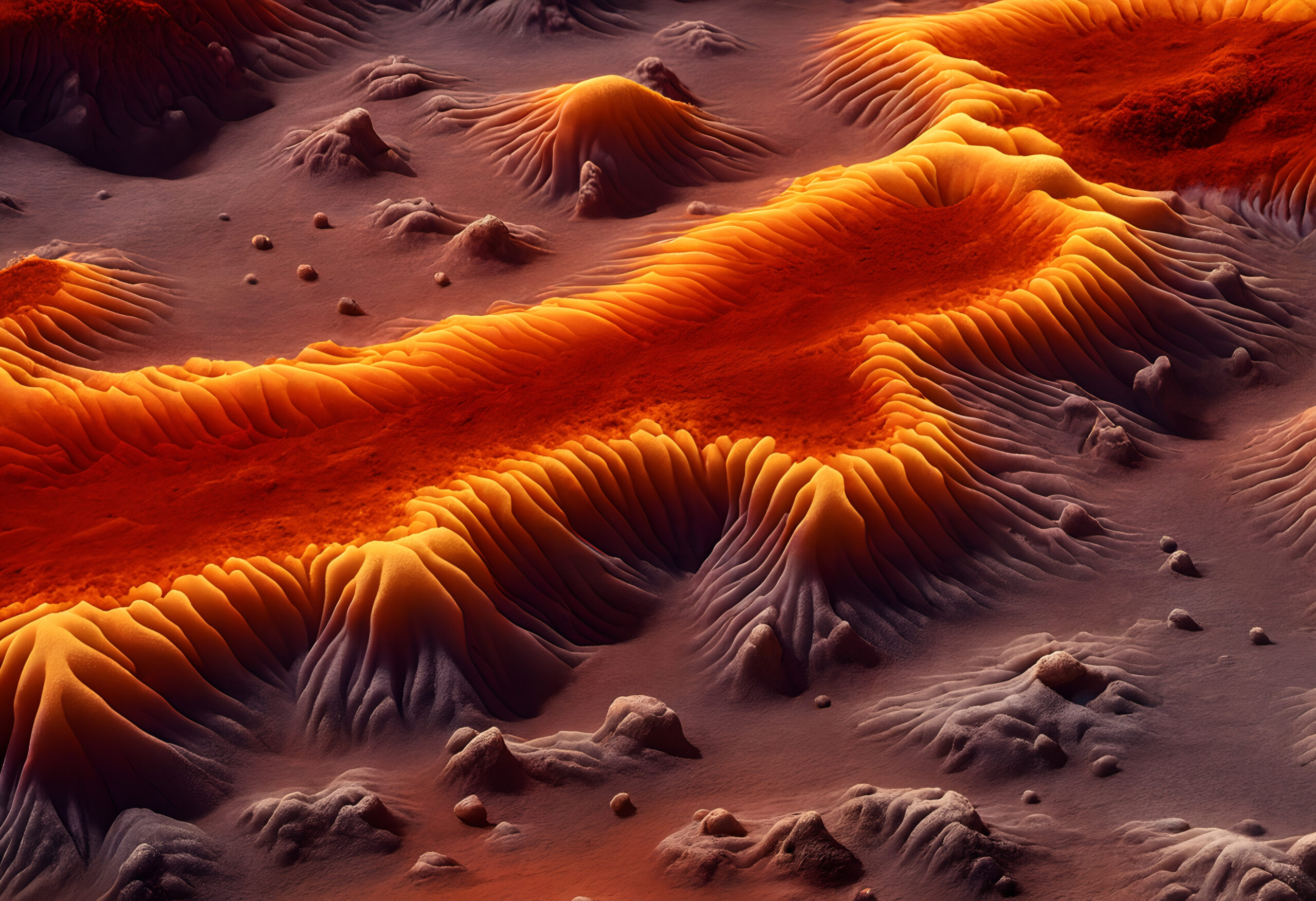 Spectral Dunes of Alien Terrain