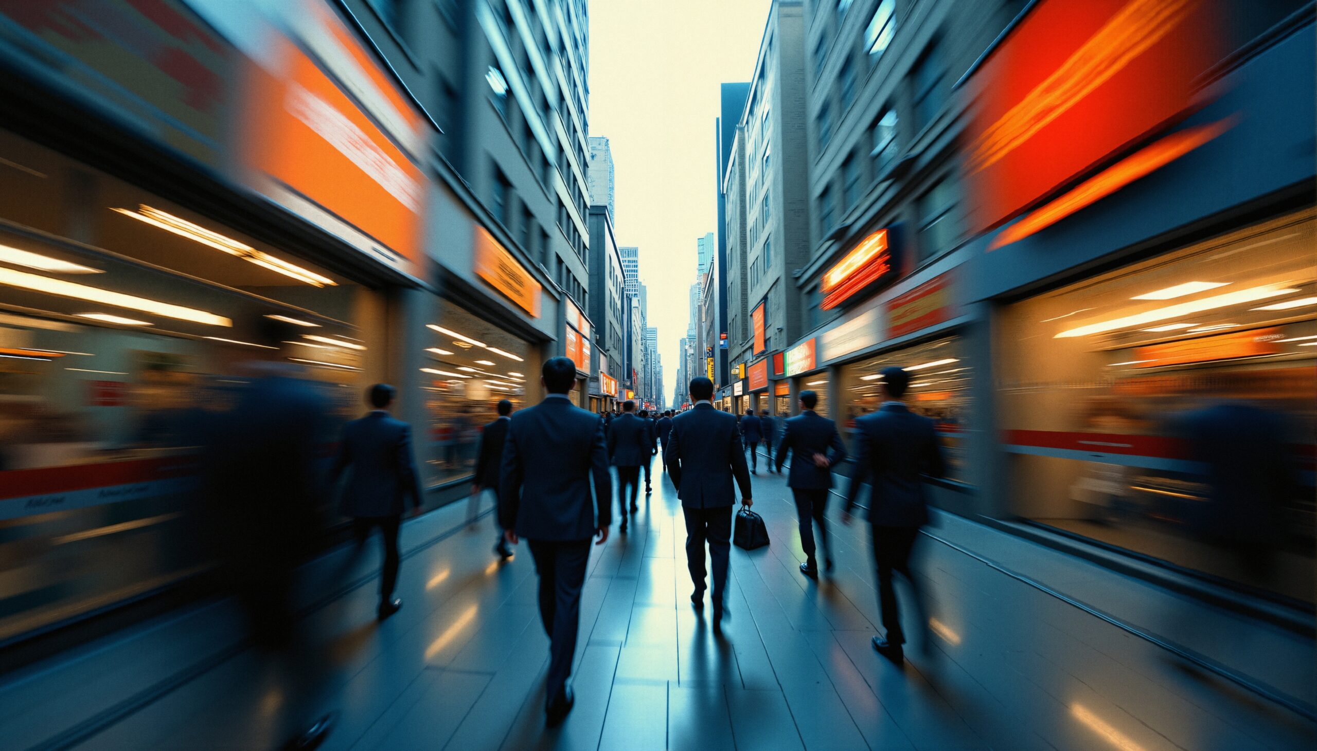 Urban Commute in Business District