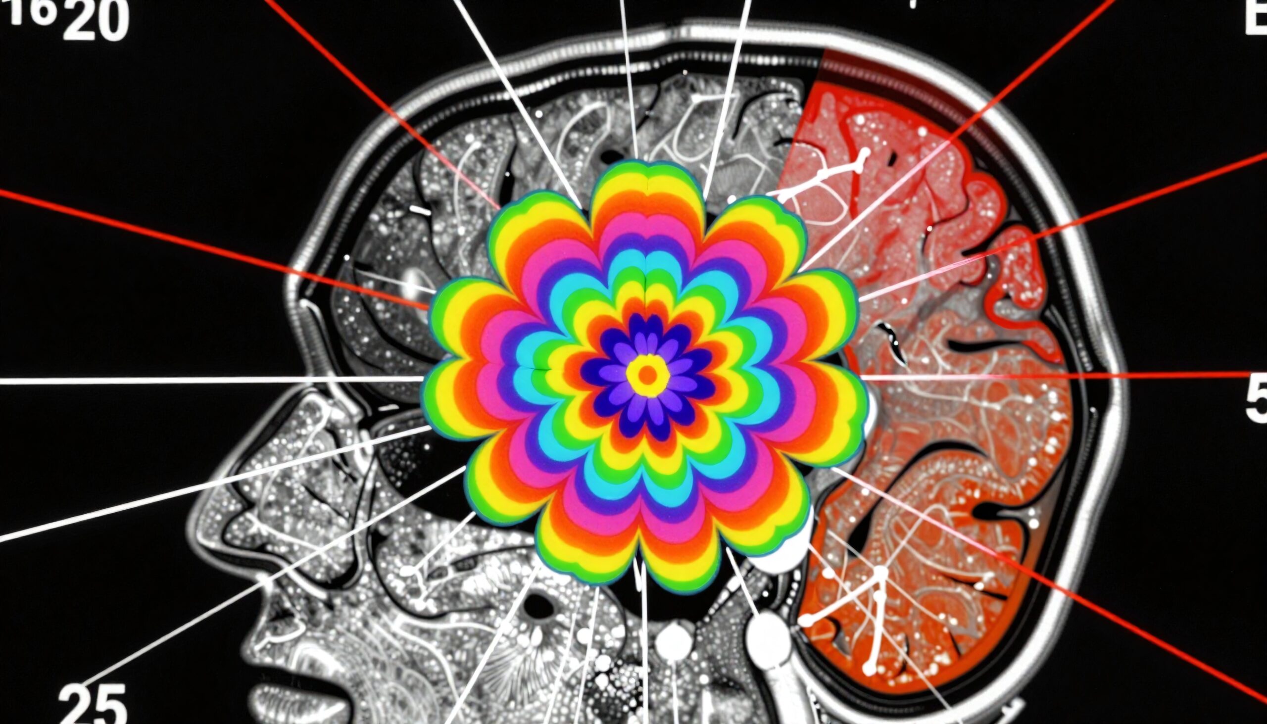 Psychedelic Brain MRI Fusion