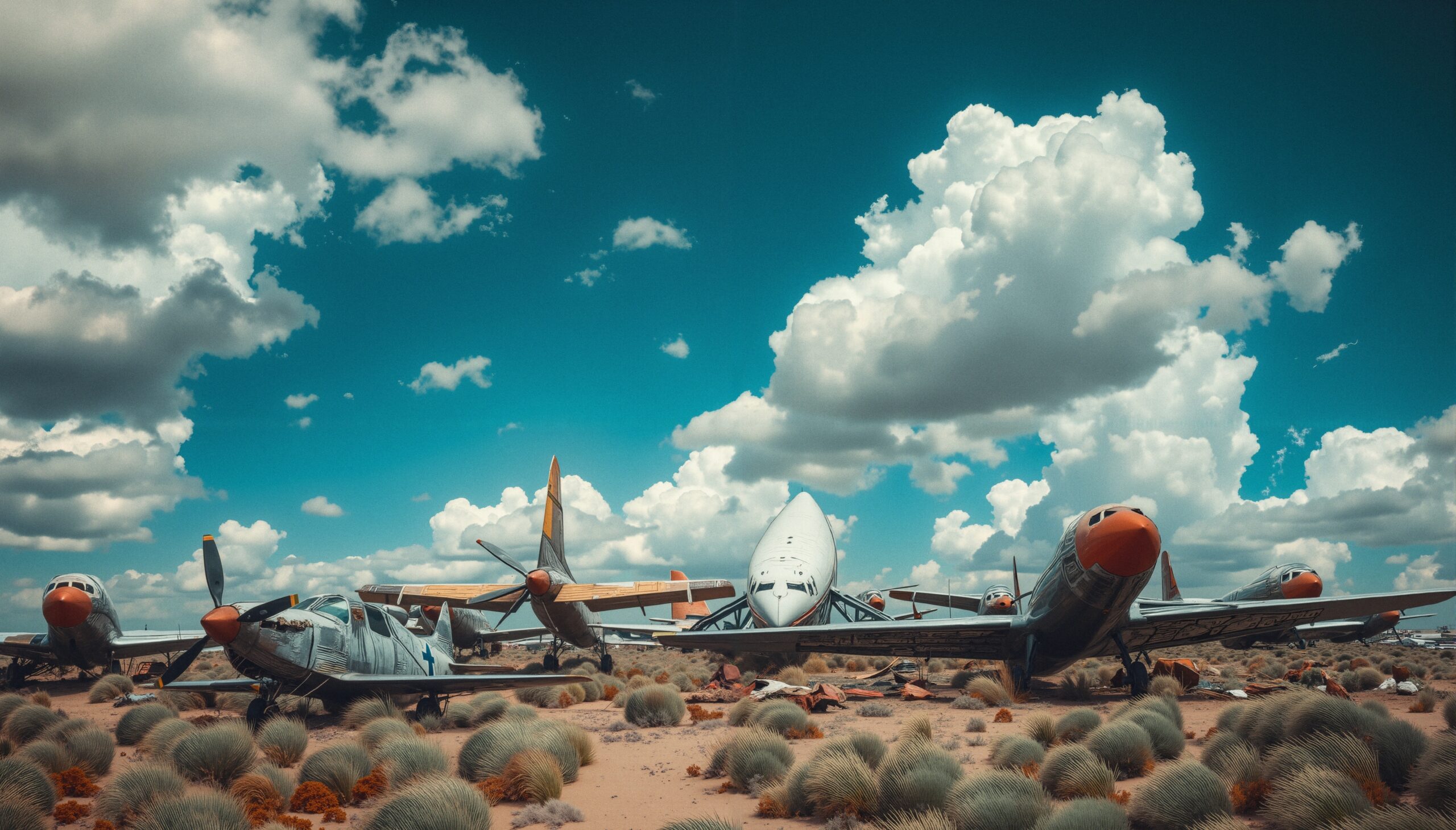 Forgotten Planes in Desert Graveyard