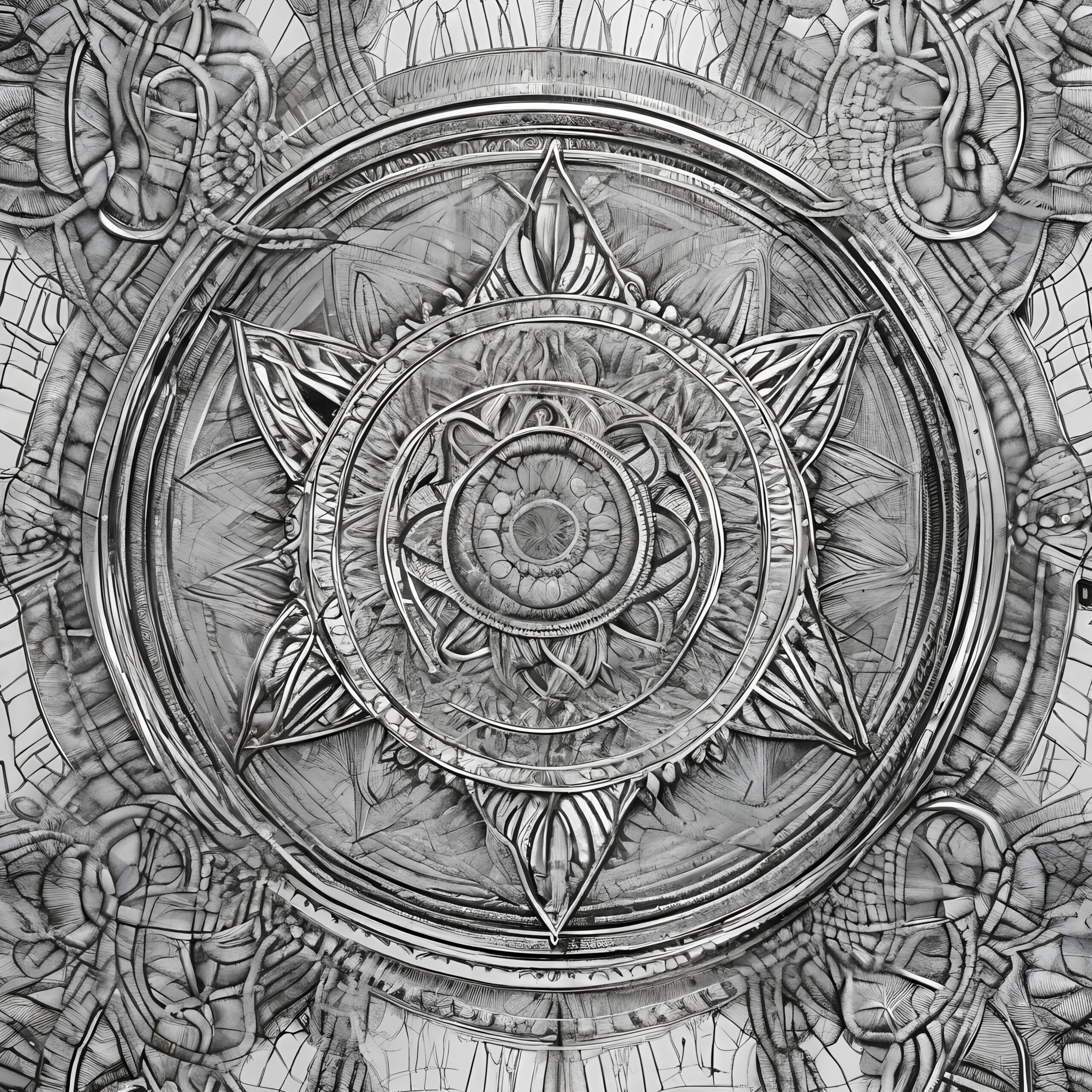 Intricate Circular Mandala Design