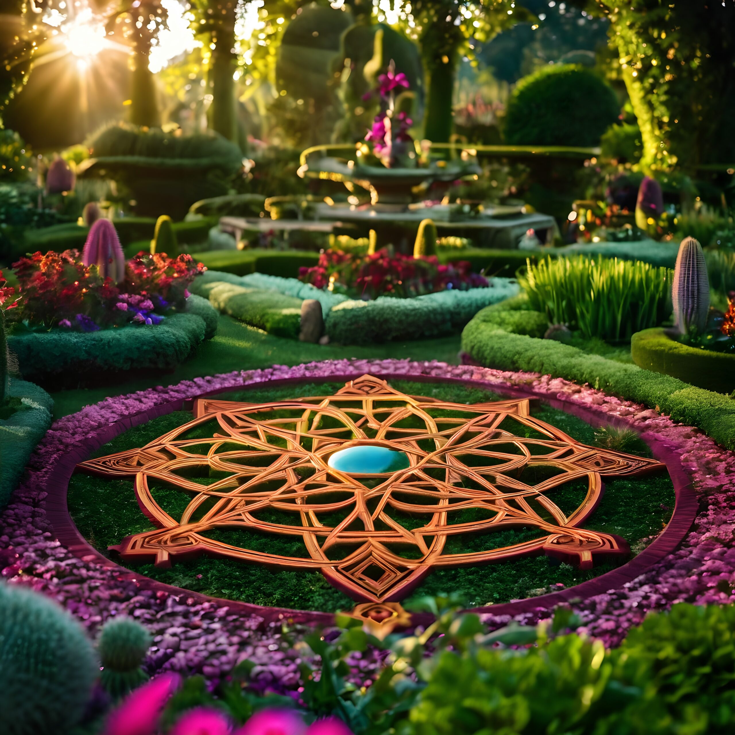 Enchanted Sunlit Garden Design