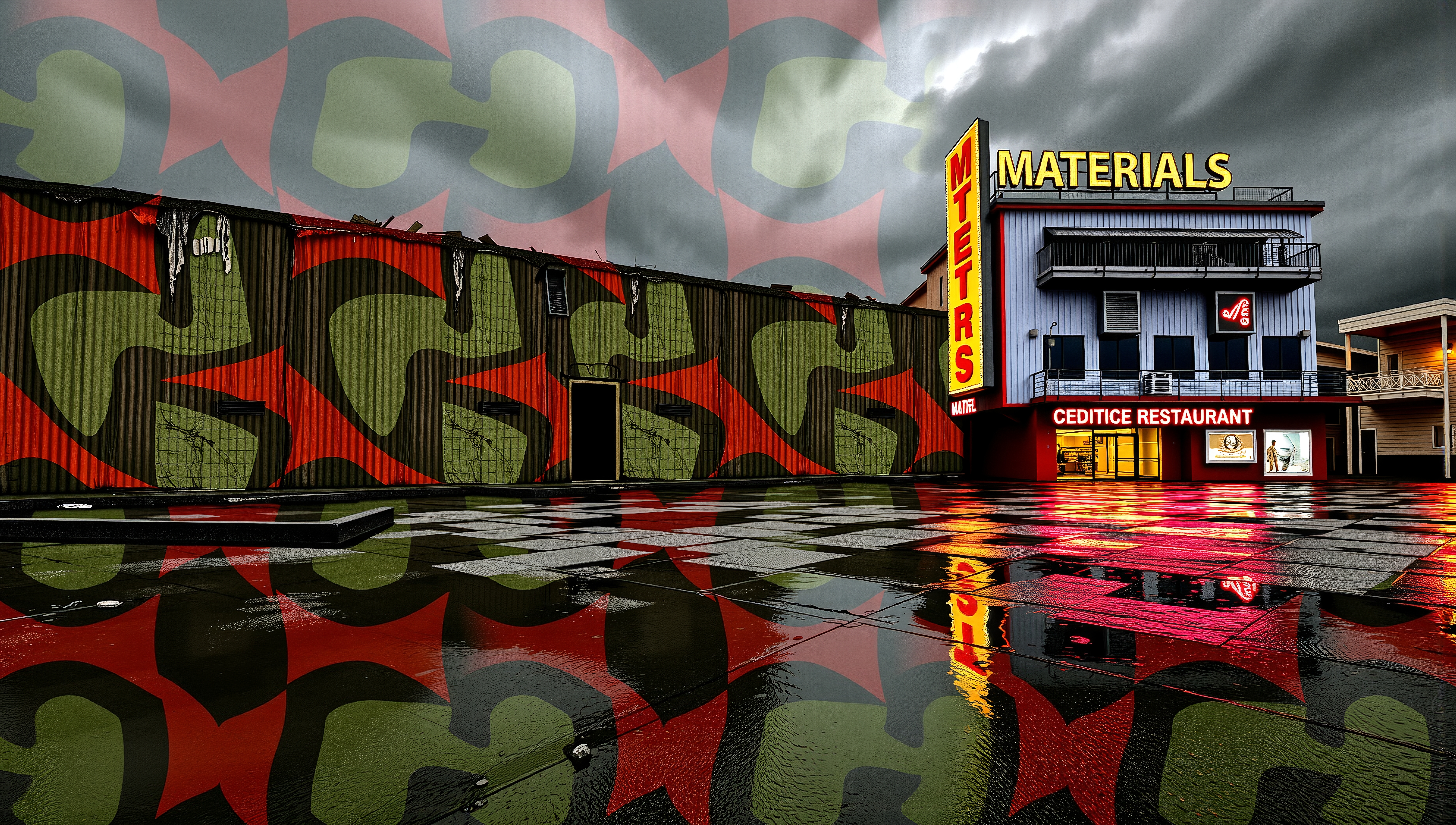 Dramatic Urban Art and Architecture