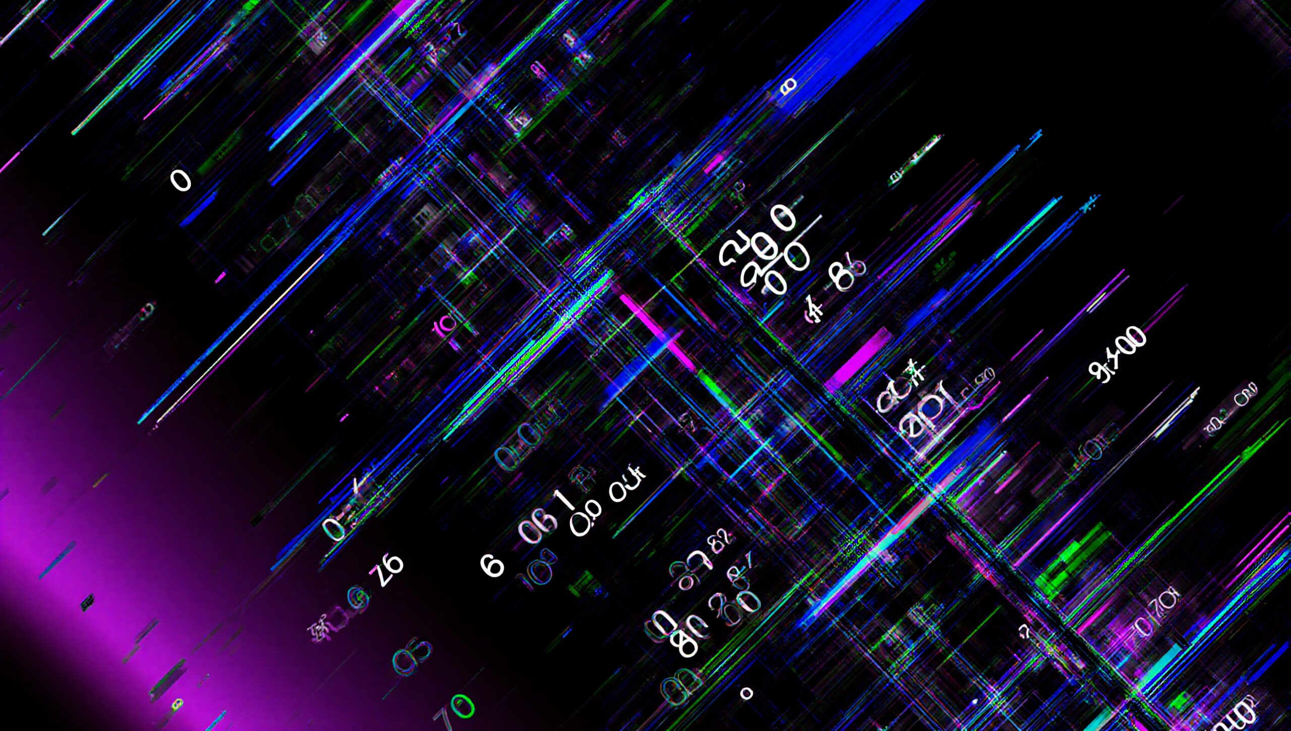 Futuristic Abstract Data Stream