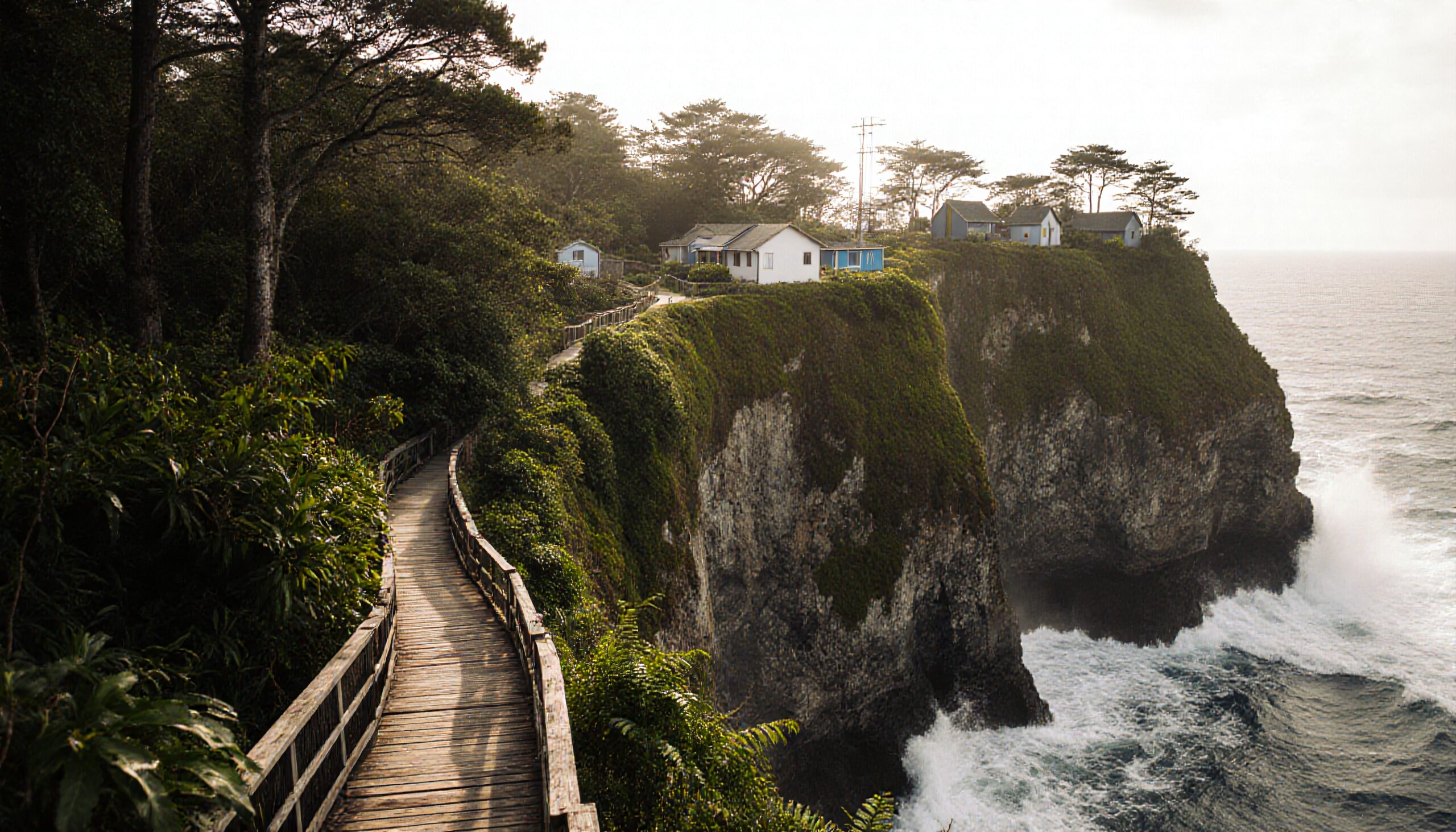 Cliffside Pathway with Ocean View