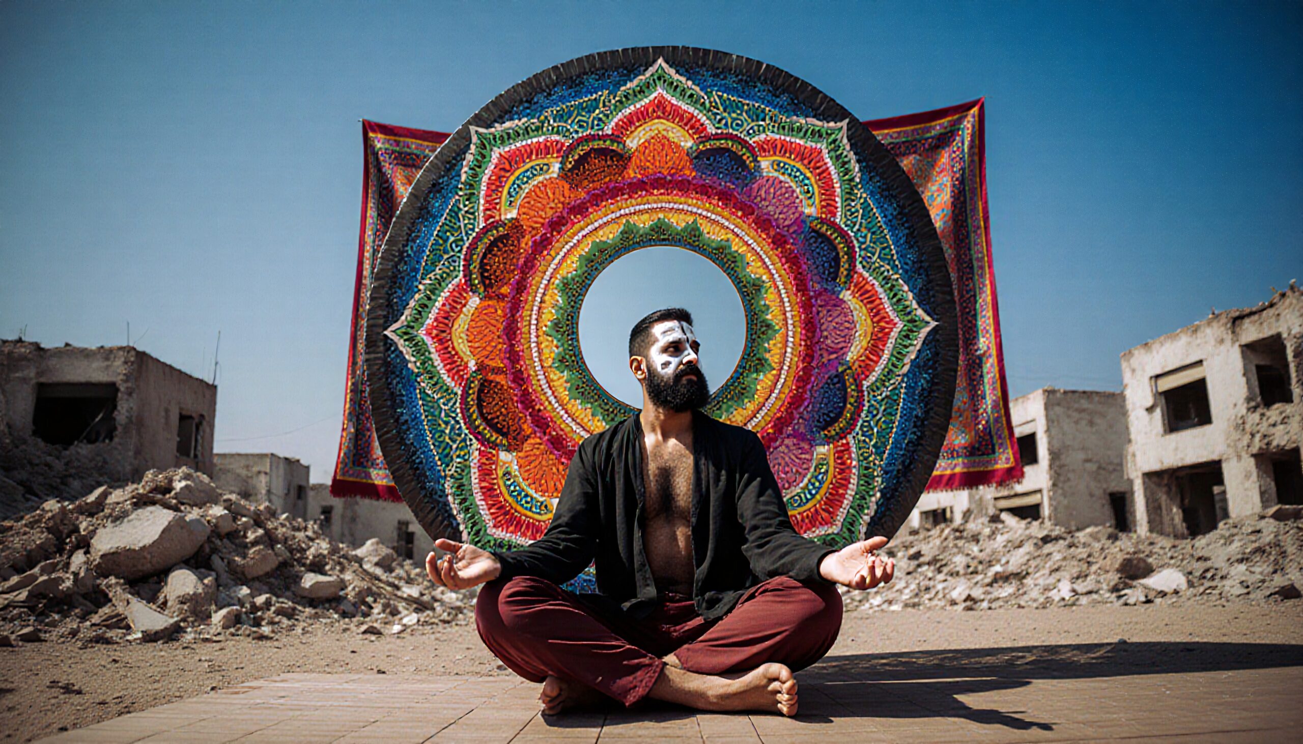 Meditation Amidst Urban Ruins