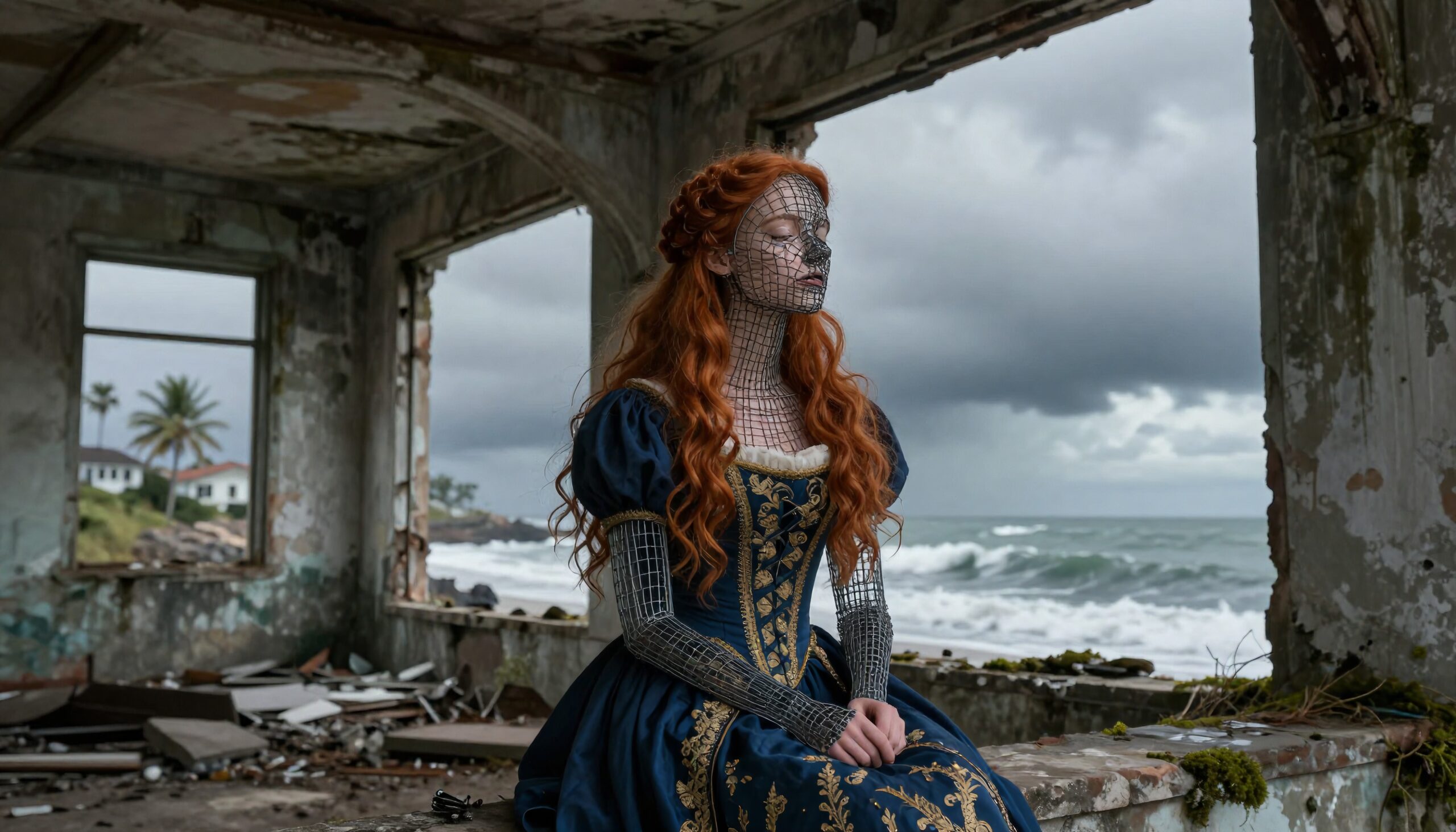 Ruins Embrace Elegance By Sea